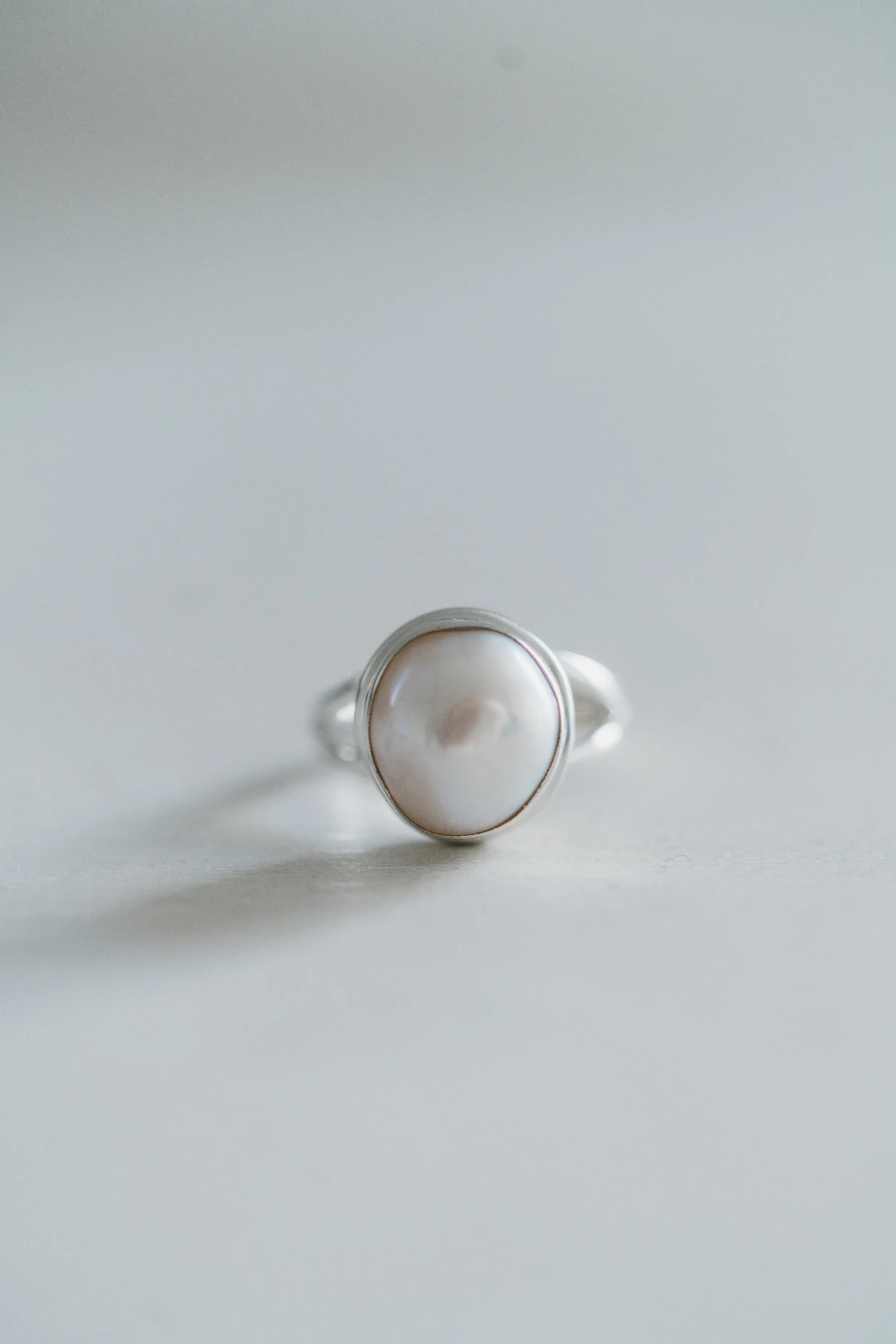 Amos Ring | Fresh Water Pearl sold by Goldie Lew