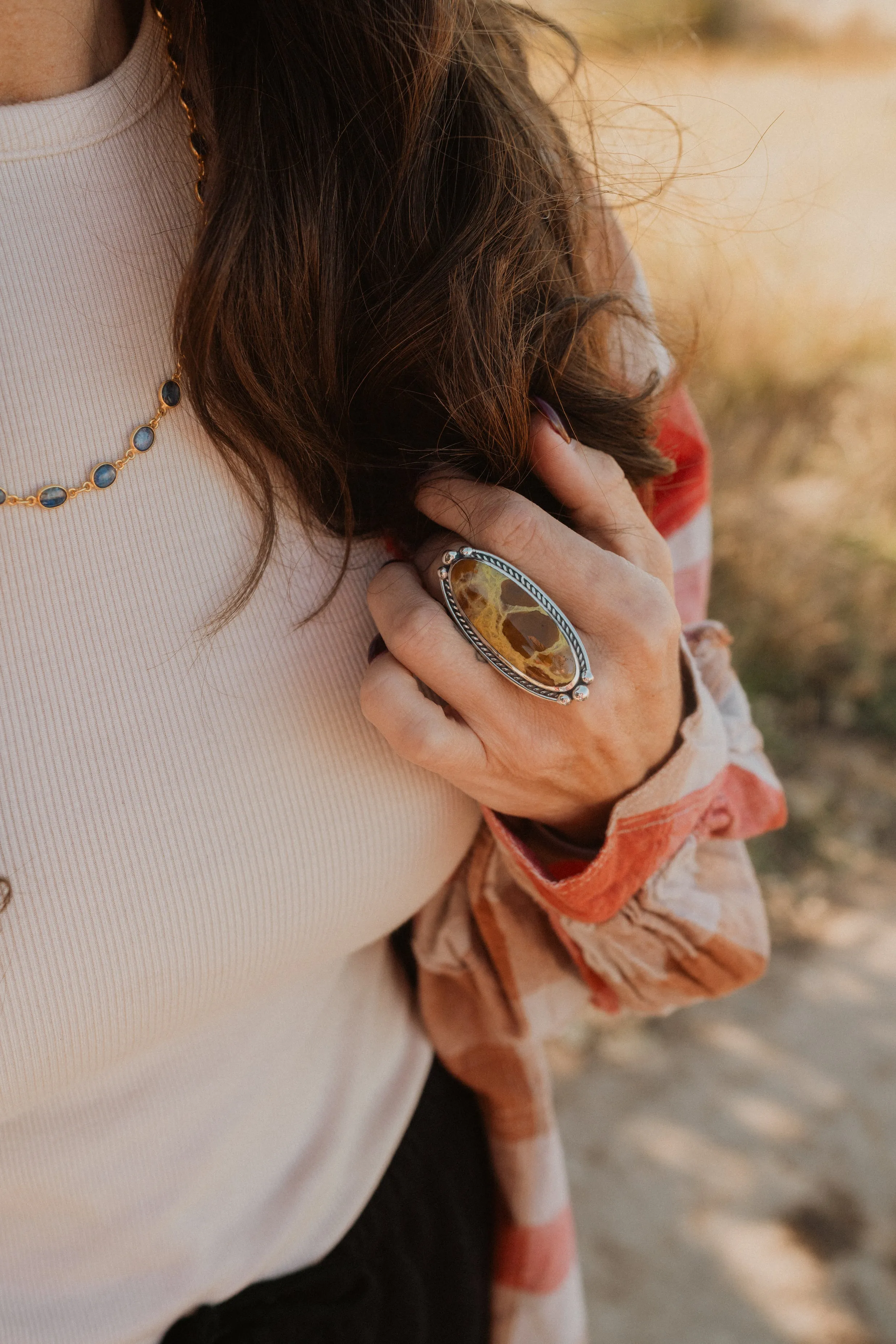 Carlisa Ring | Madagascar Opal sold by Goldie Lew product image thumbnail 2