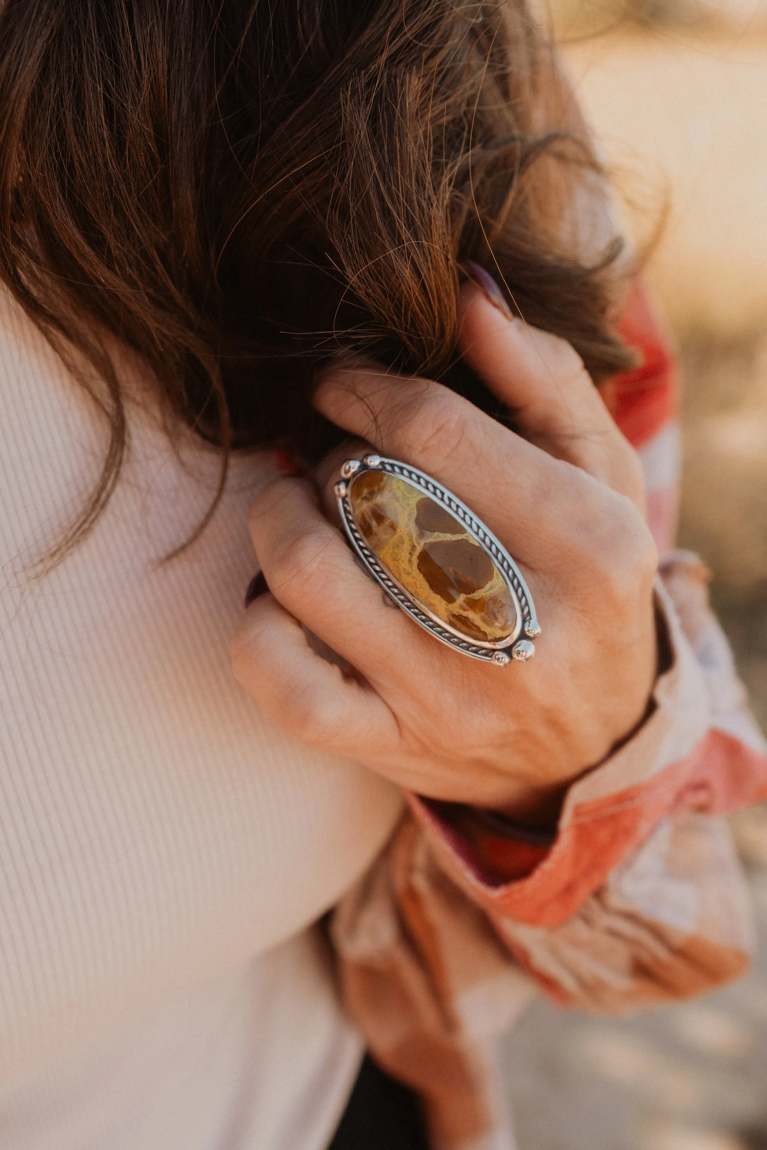 Carlisa Ring | Madagascar Opal sold by Goldie Lew product image thumbnail 3