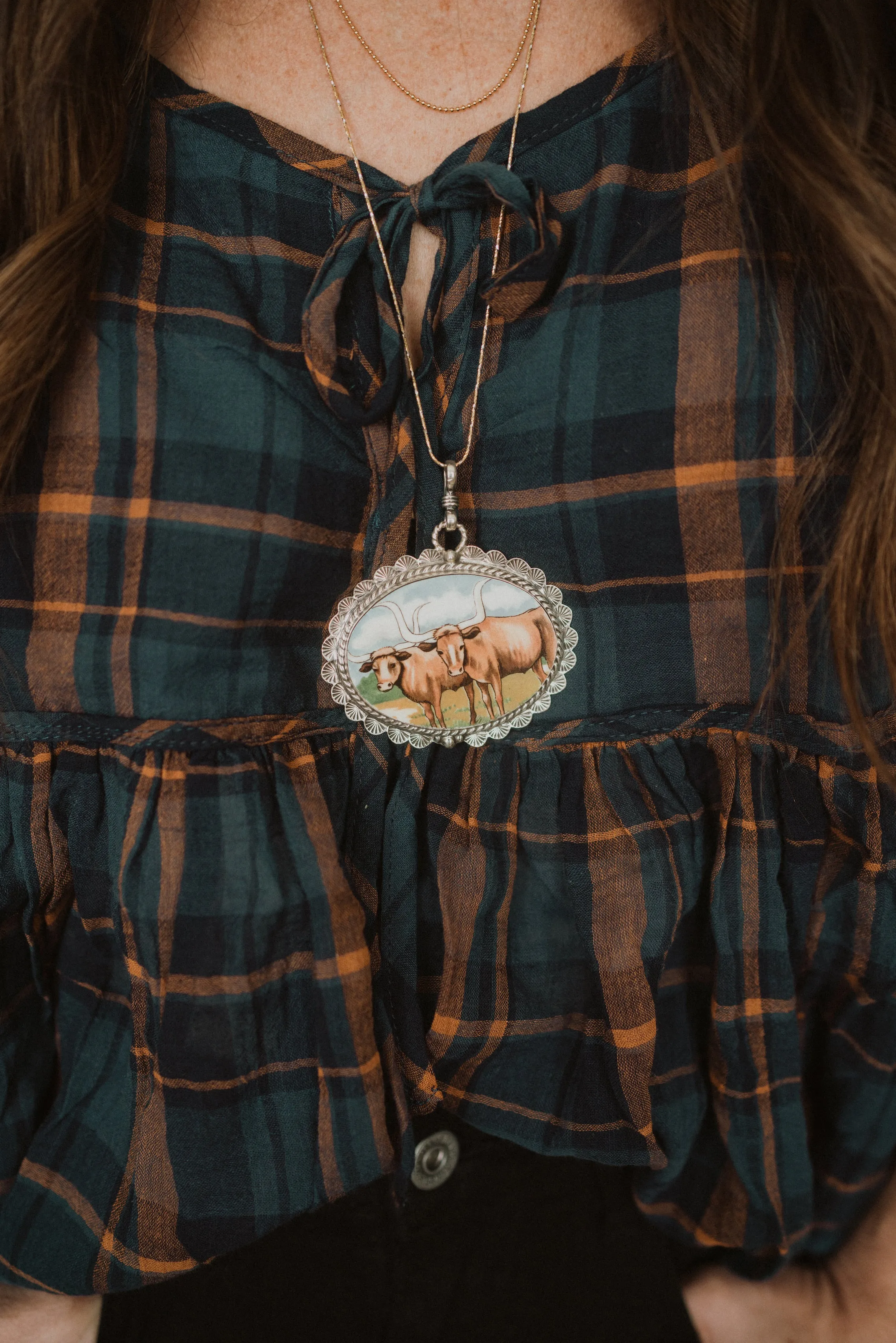 Pioneer Ox Necklace sold by Goldie Lew product image thumbnail 3