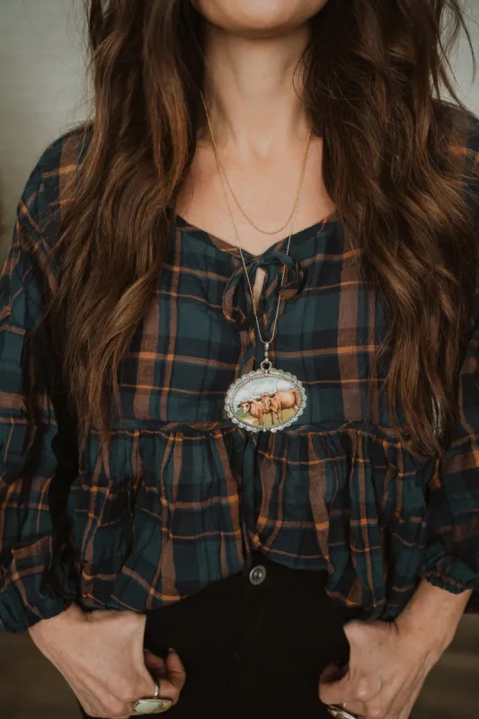 Pioneer Ox Necklace sold by Goldie Lew