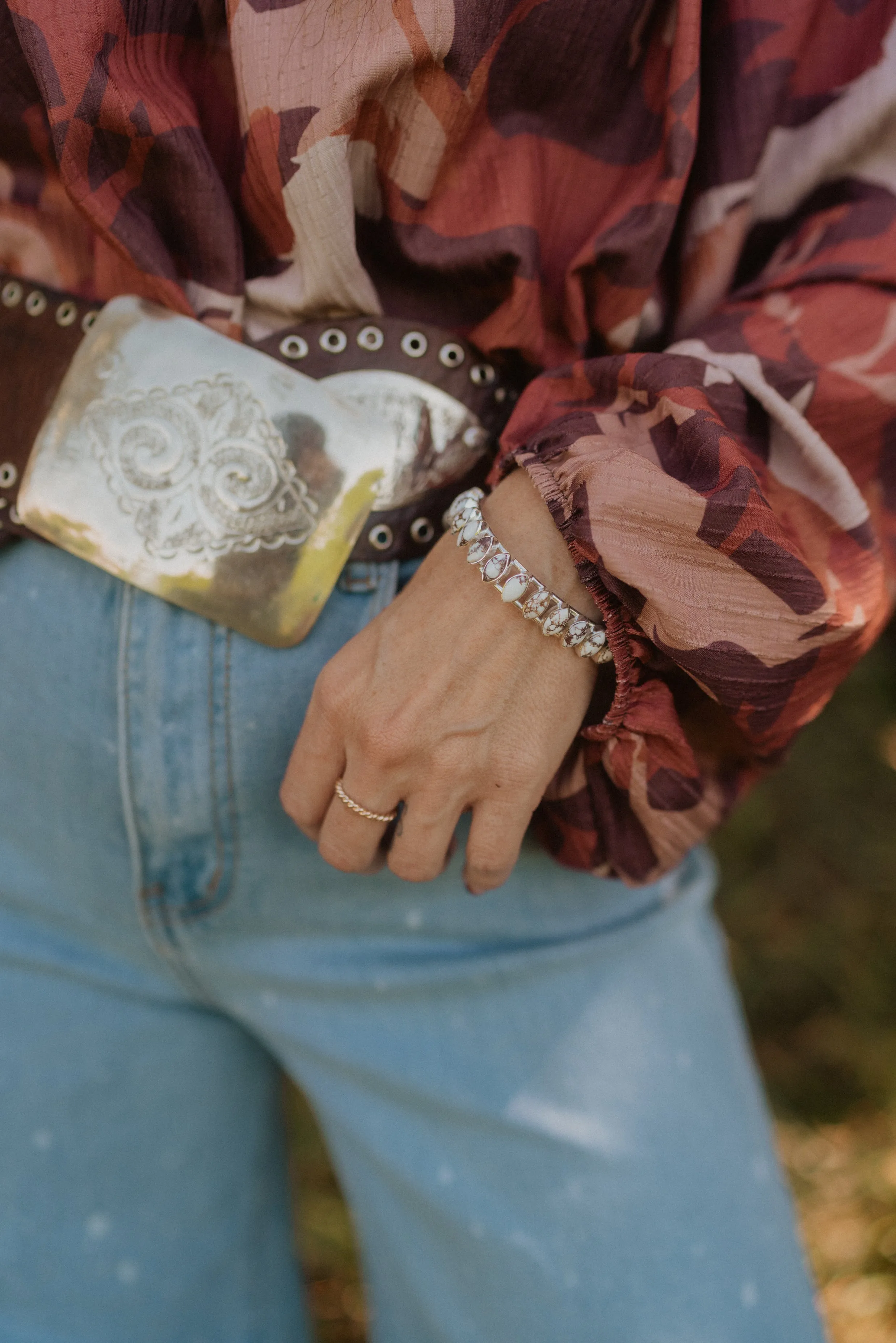 Rodrigo Cuff | Wild Horse Jasper sold by Goldie Lew product image thumbnail 3