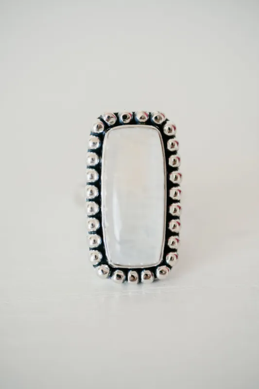 Luca Ring | #3 | Moonstone sold by Goldie Lew