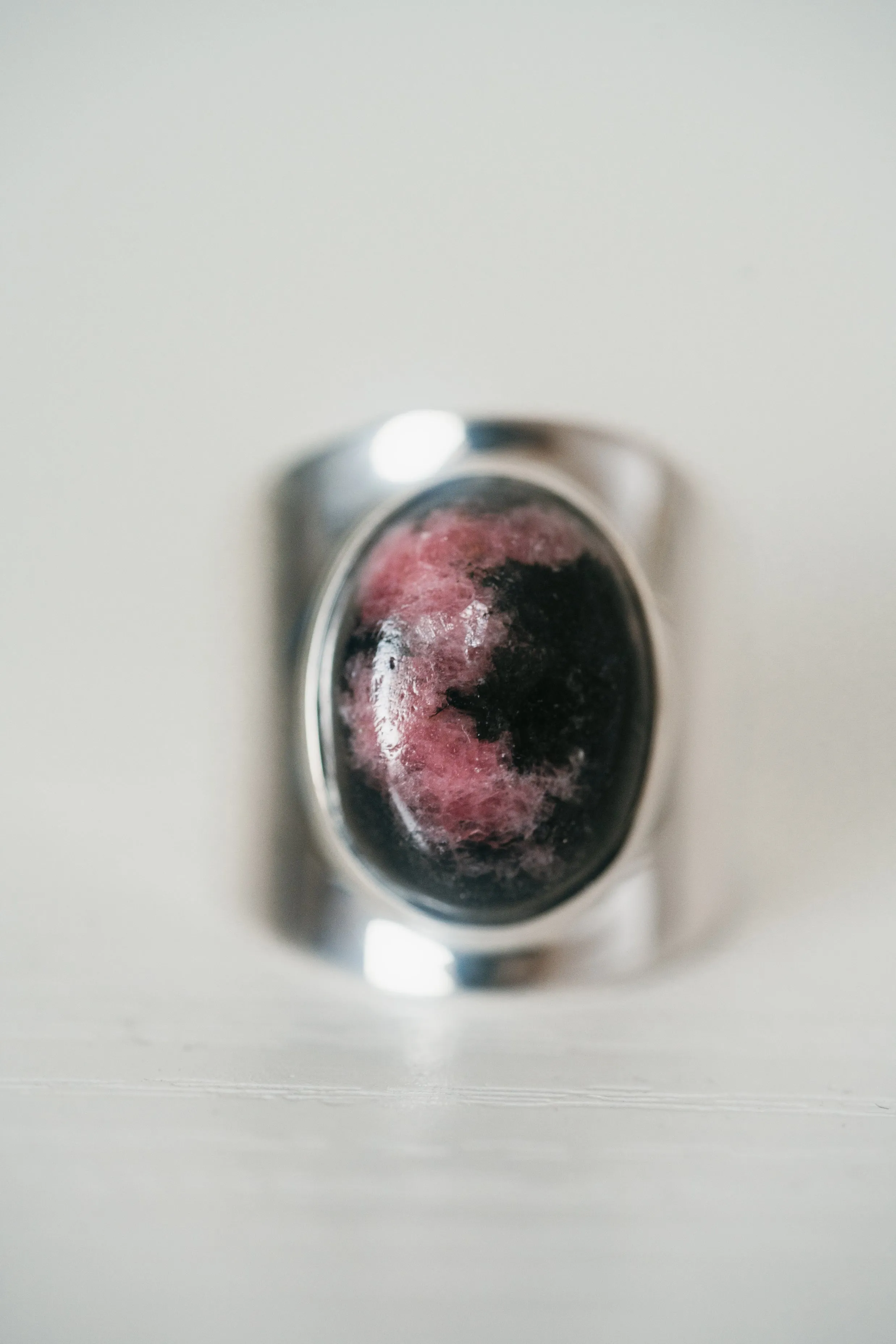 Rosita Ring | Pink Rhodonite sold by Goldie Lew product image thumbnail 2