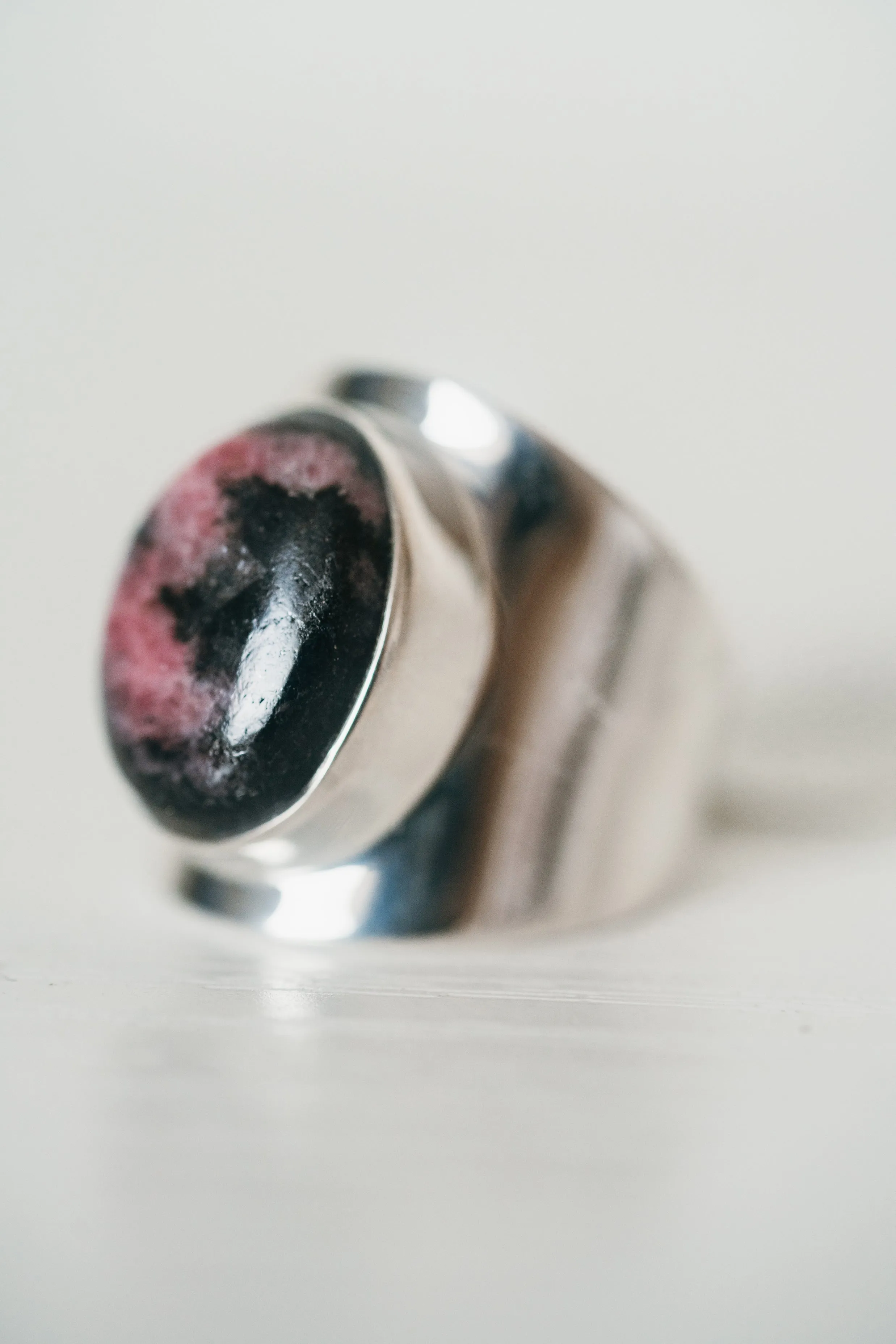 Rosita Ring | Pink Rhodonite sold by Goldie Lew product image thumbnail 3