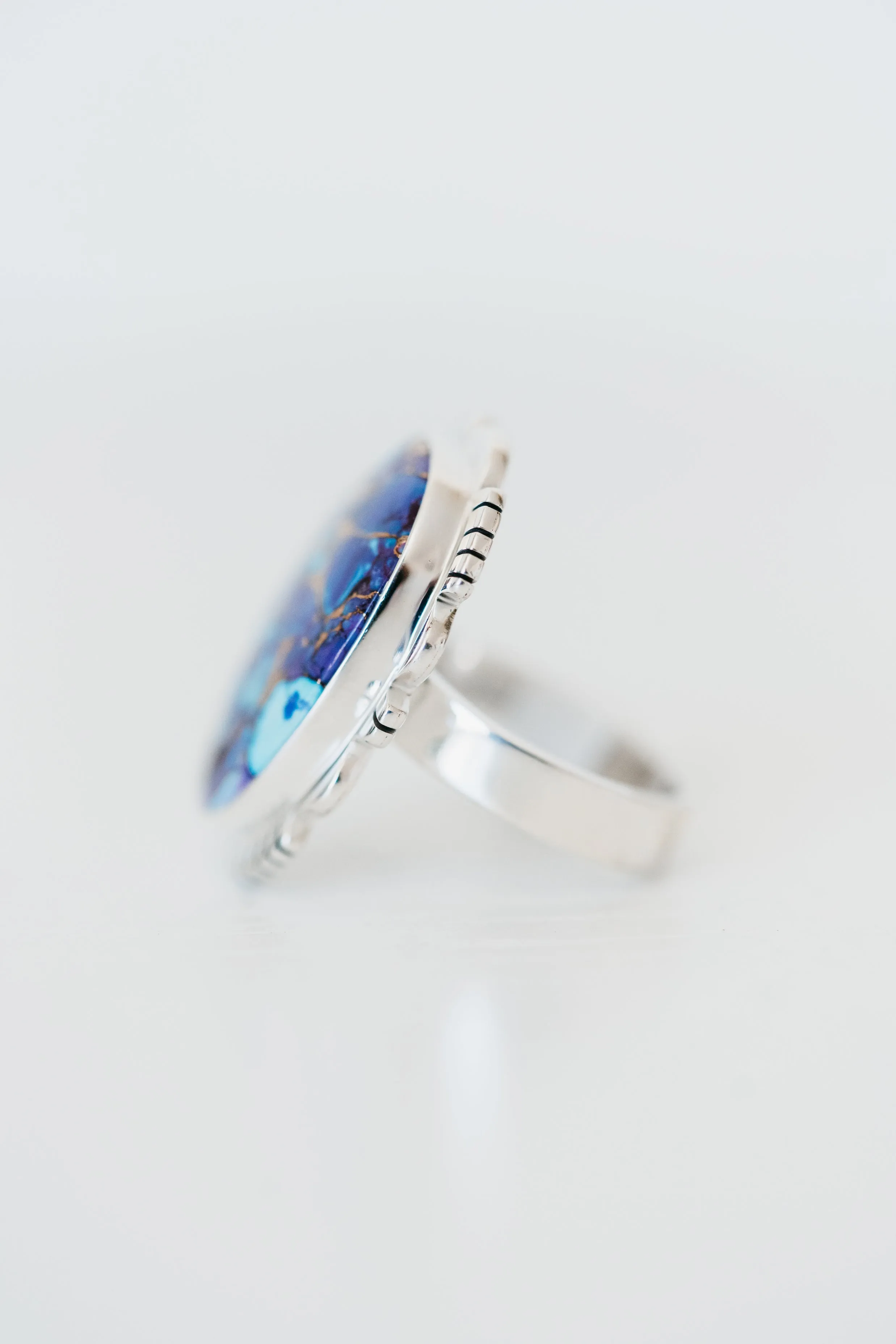 Erica Ring | Purple Turquoise sold by Goldie Lew product image thumbnail 4