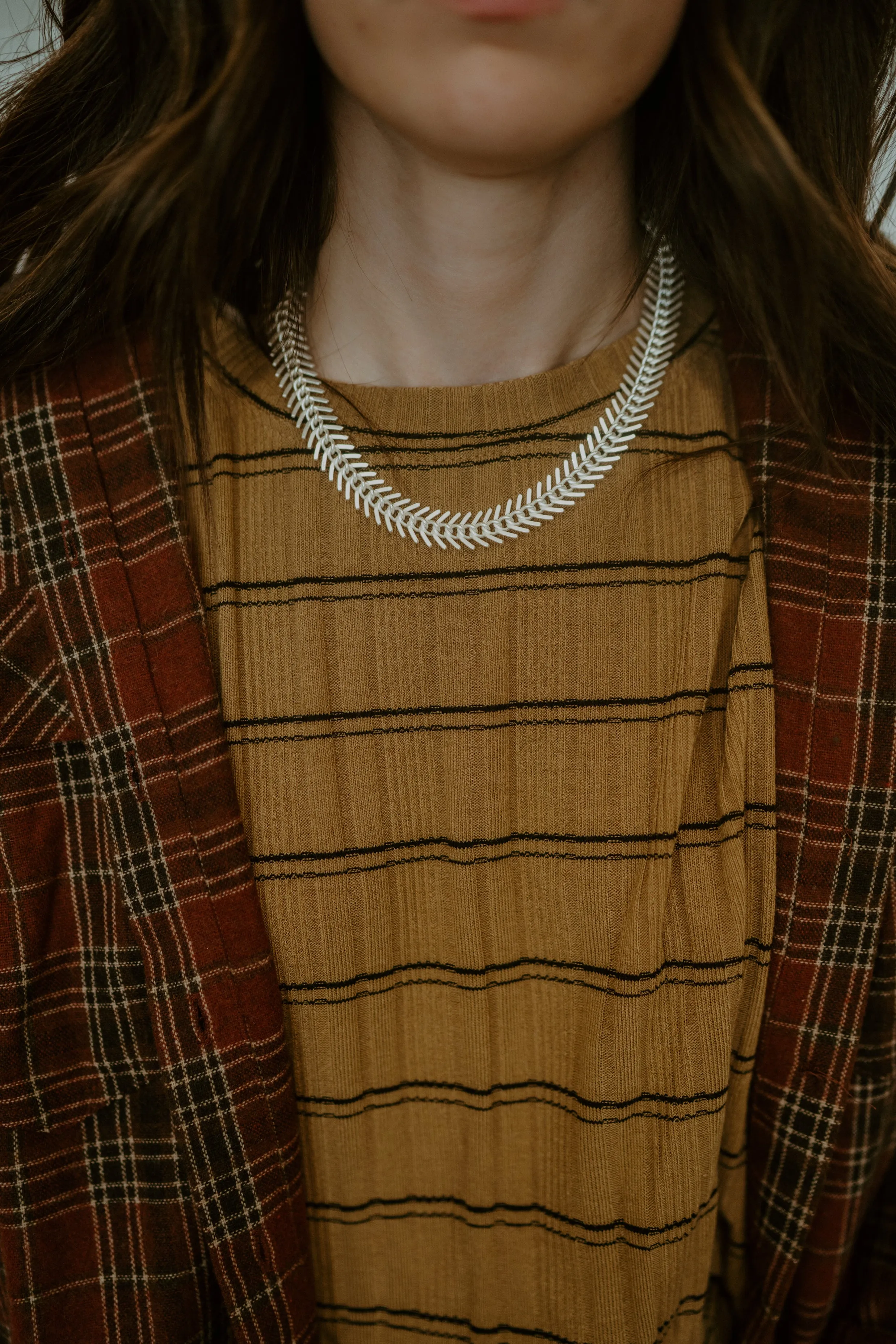 Carrie Necklace | Silver sold by Goldie Lew