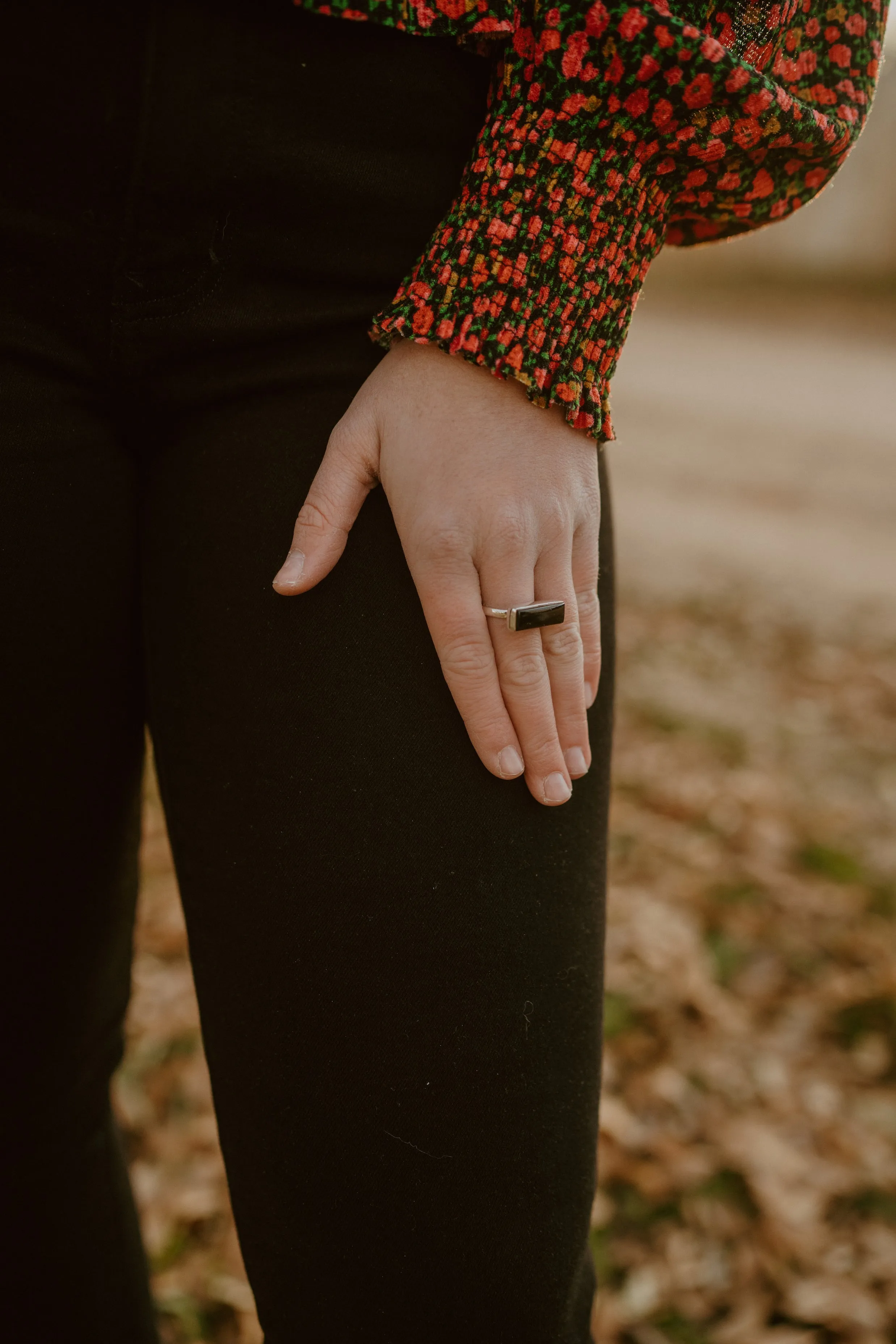 Eddison Ring | Black Onyx sold by Goldie Lew product image thumbnail 4
