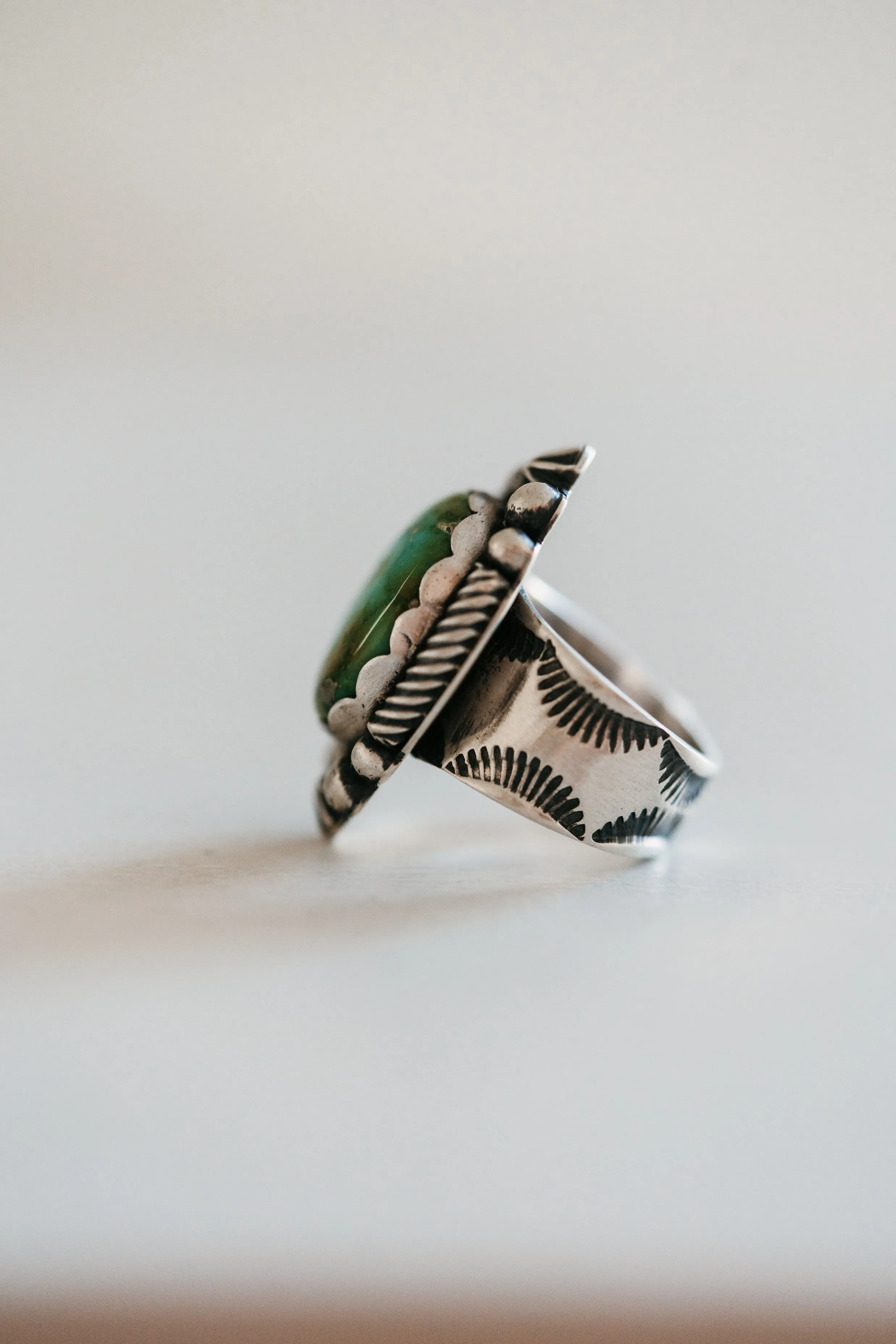 Jasper Ring | Turquoise sold by Goldie Lew product image thumbnail 3