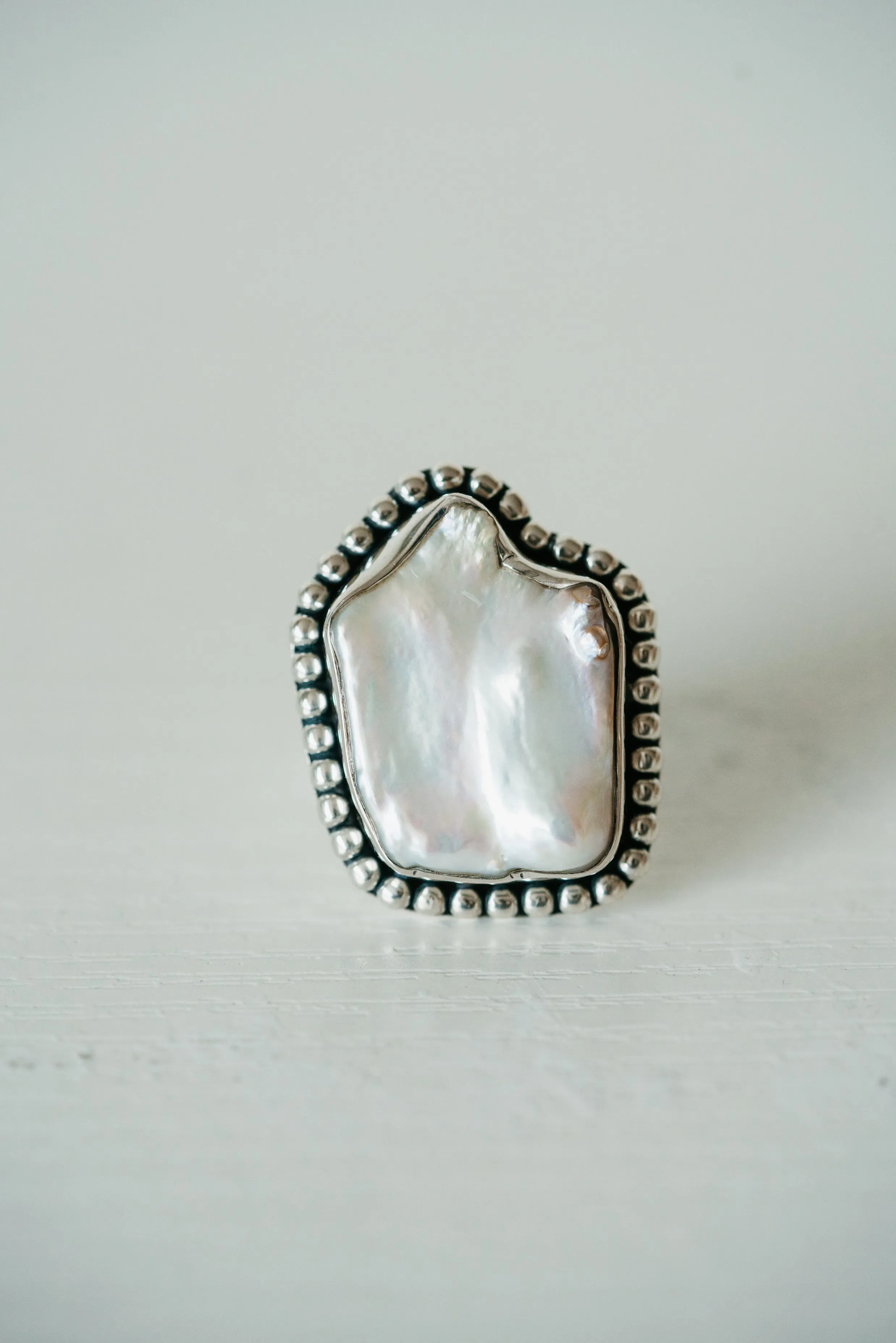 Faye Ring | Fresh Water Pearl sold by Goldie Lew product image thumbnail 3