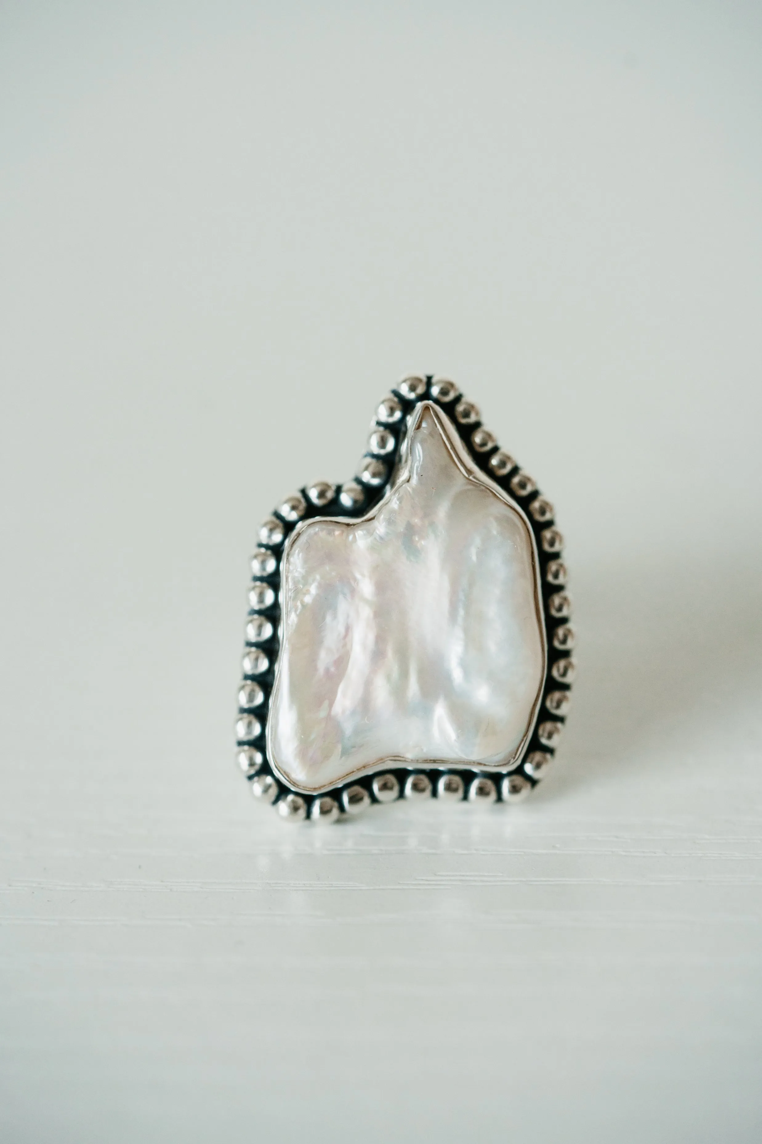 Faye Ring | Fresh Water Pearl sold by Goldie Lew product image thumbnail 5