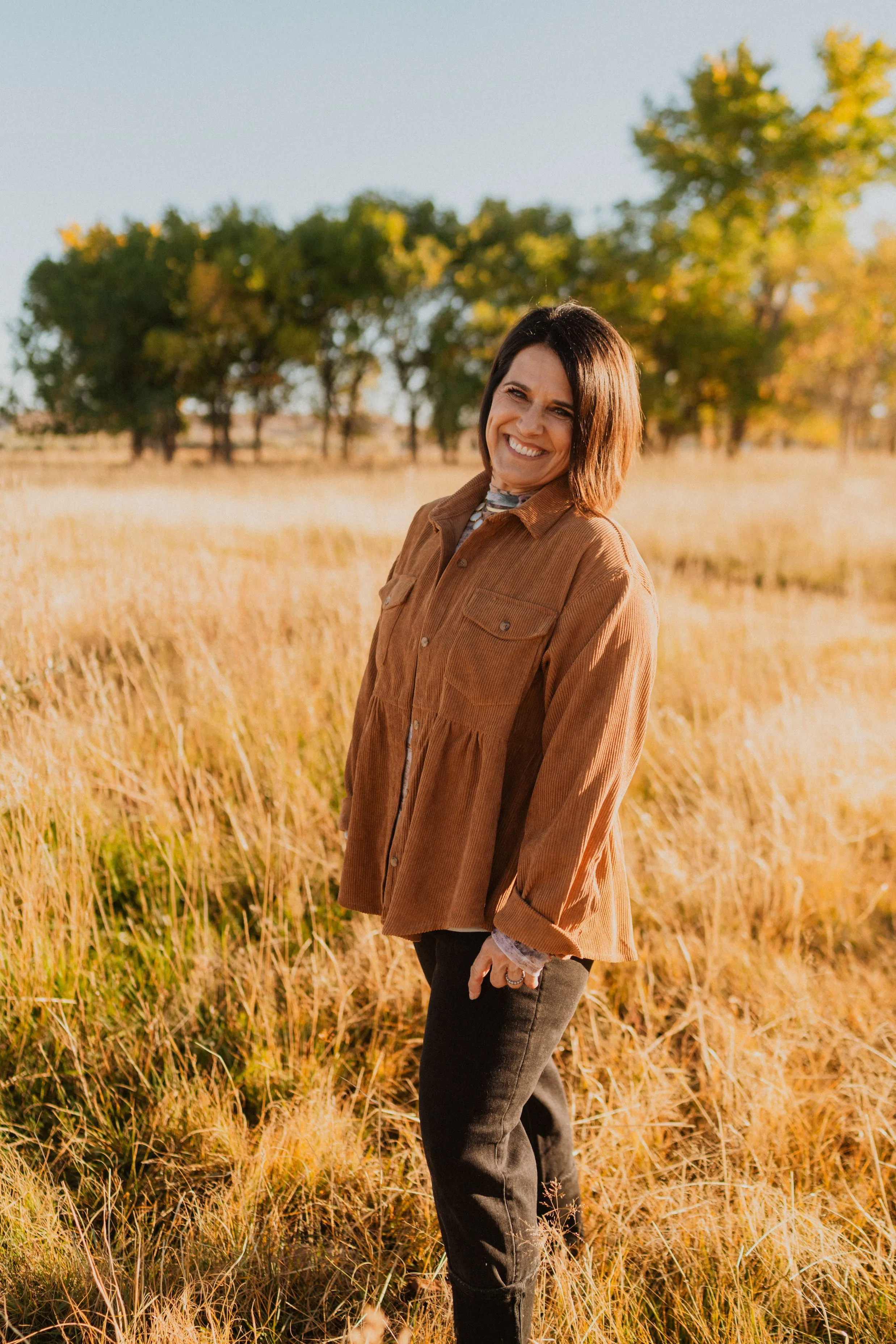 Morales Shacket sold by Goldie Lew