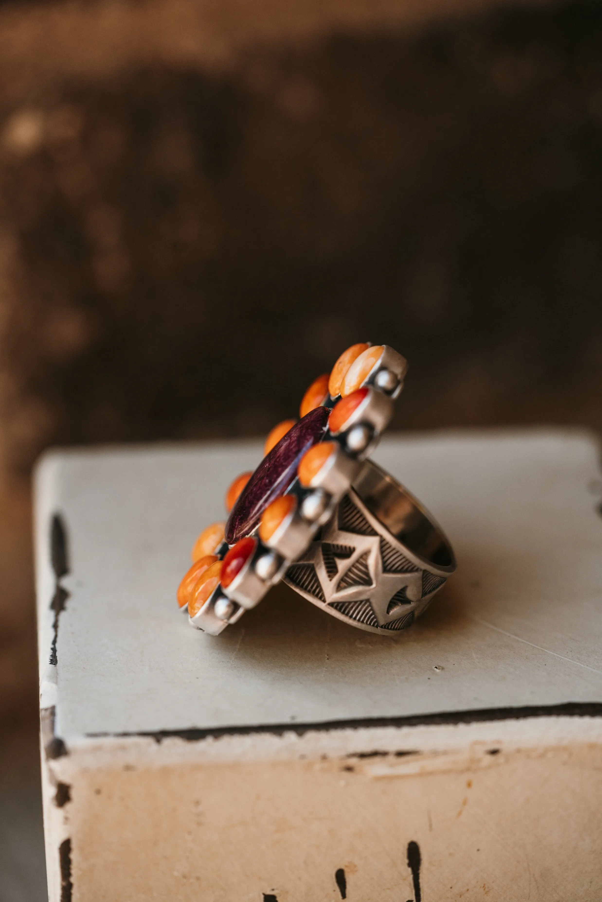 Phoenix Ring | Spiny Oyster sold by Goldie Lew product image thumbnail 5