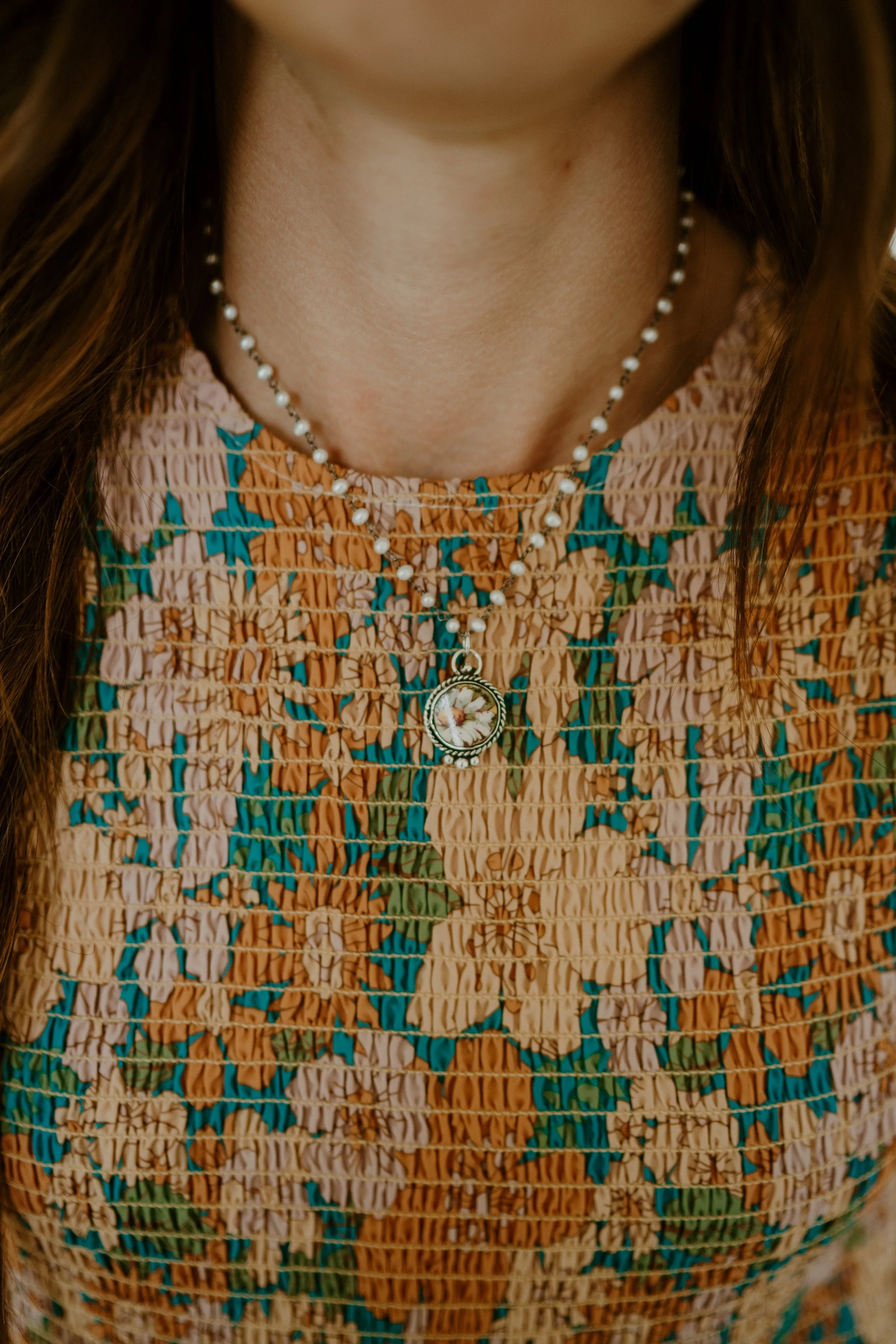 Delicate Daisy Necklace sold by Goldie Lew product image thumbnail 2