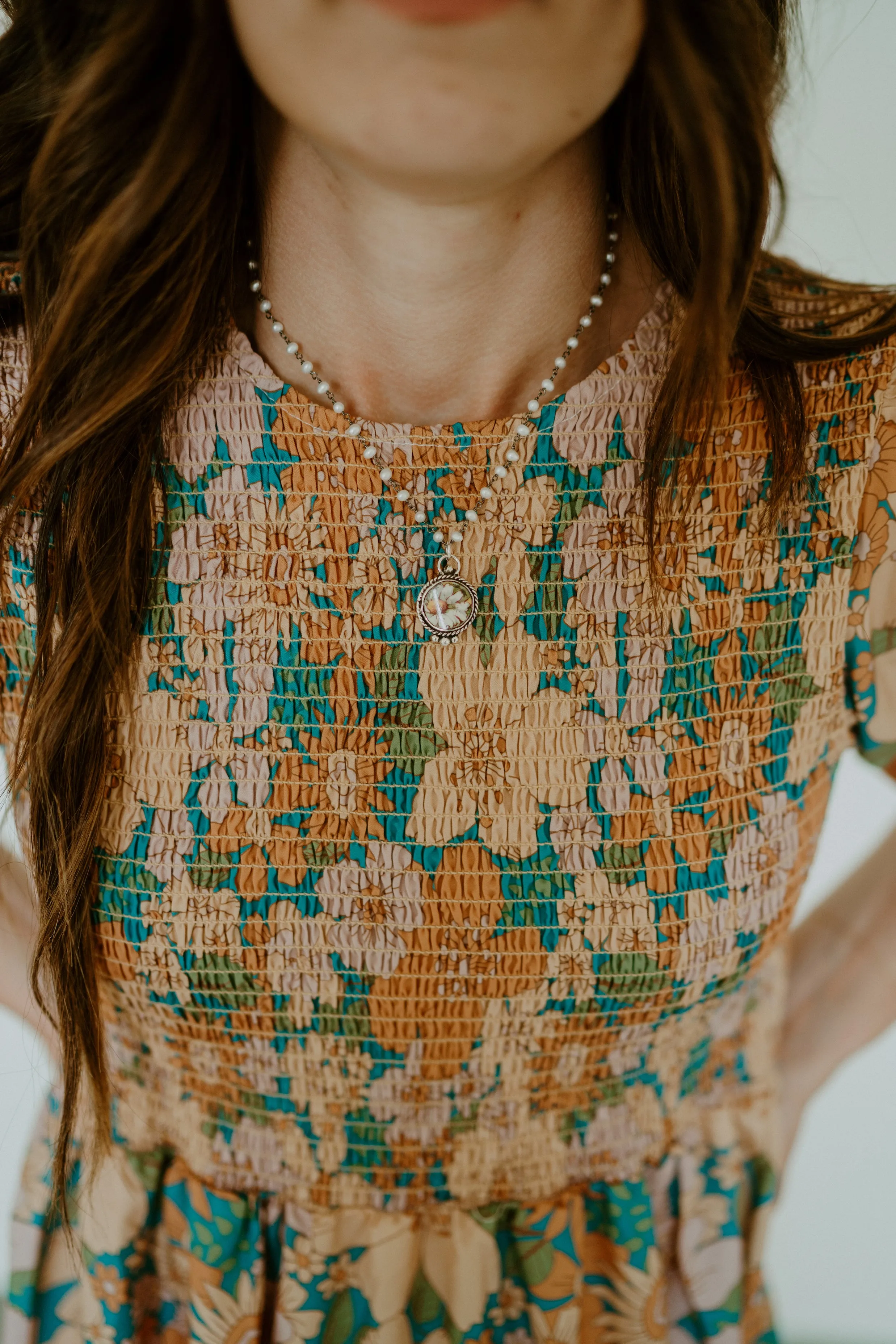 Delicate Daisy Necklace sold by Goldie Lew