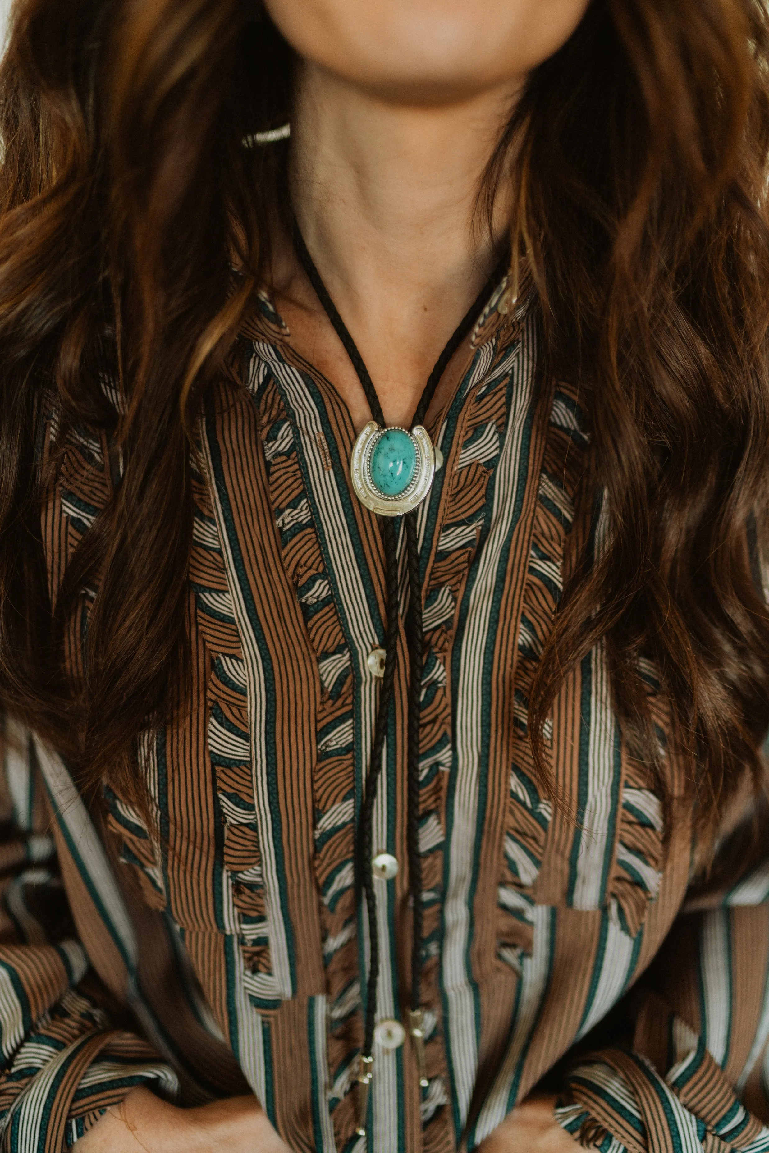 Lucky Horseshoe Bolo Tie sold by Goldie Lew product image thumbnail 5