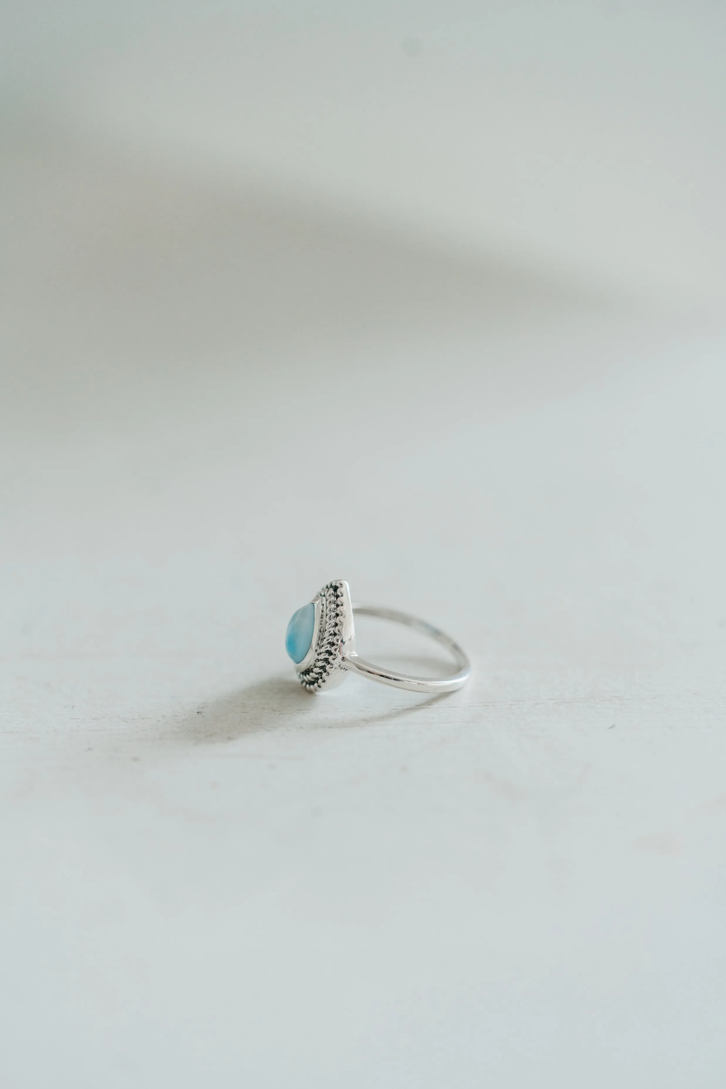 Senara Ring | Larimar sold by Goldie Lew product image thumbnail 2
