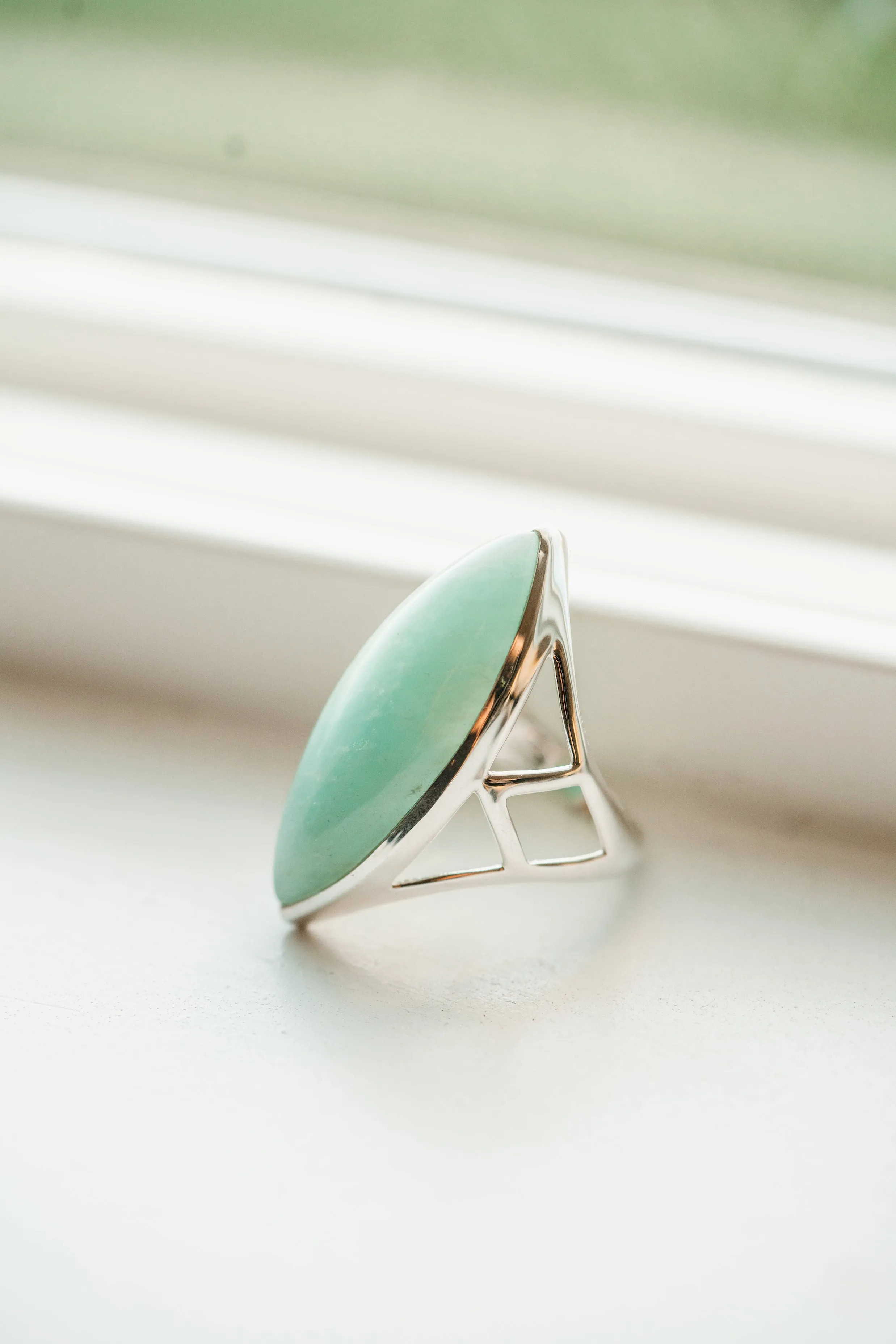 Addie Ring | Amazonite - FINAL SALE sold by Goldie Lew product image thumbnail 2