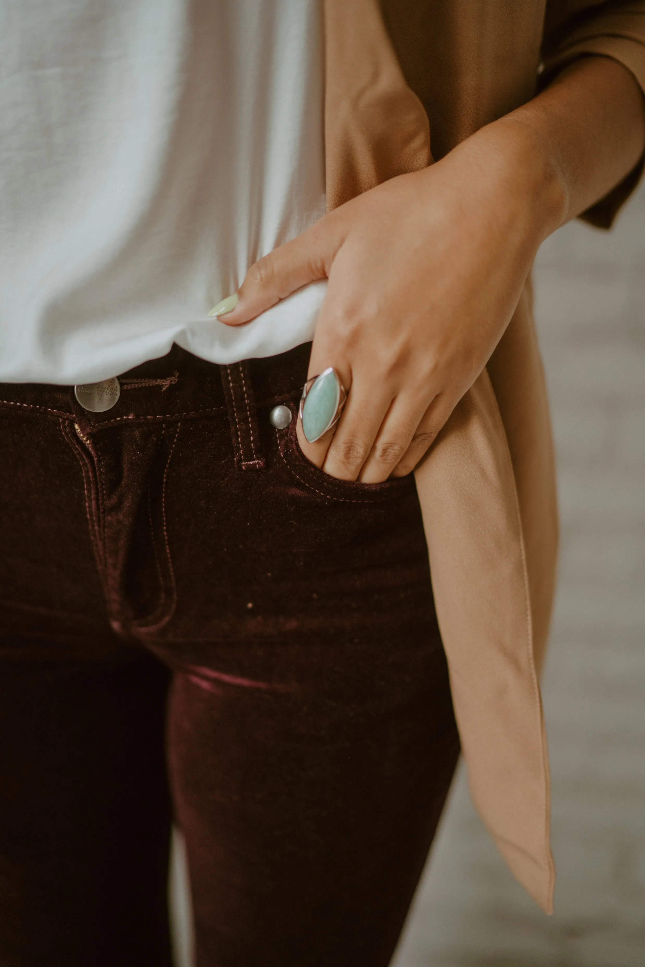 Addie Ring | Amazonite - FINAL SALE sold by Goldie Lew product image thumbnail 4