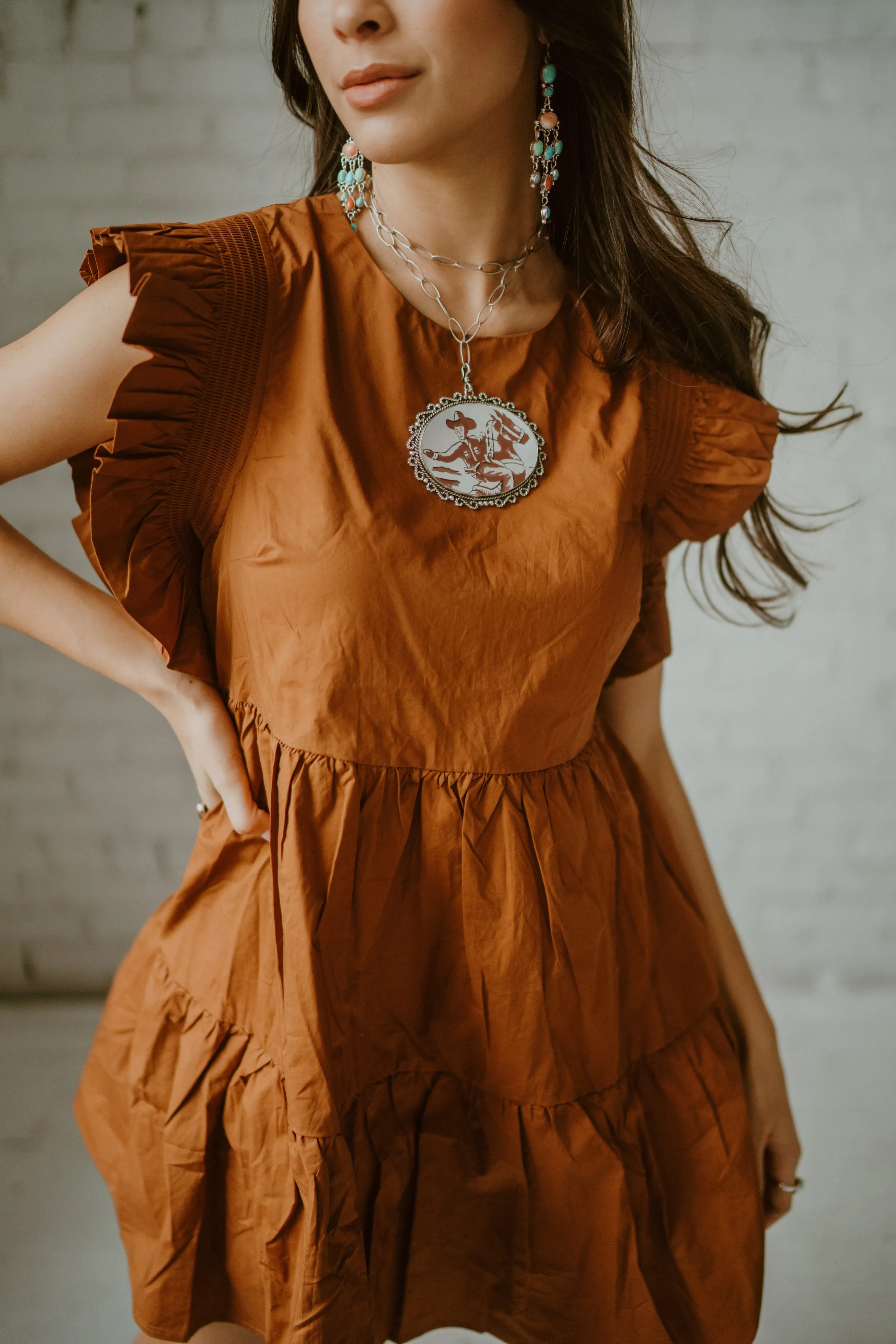 Lone Cowboy Necklace sold by Goldie Lew product image thumbnail 4