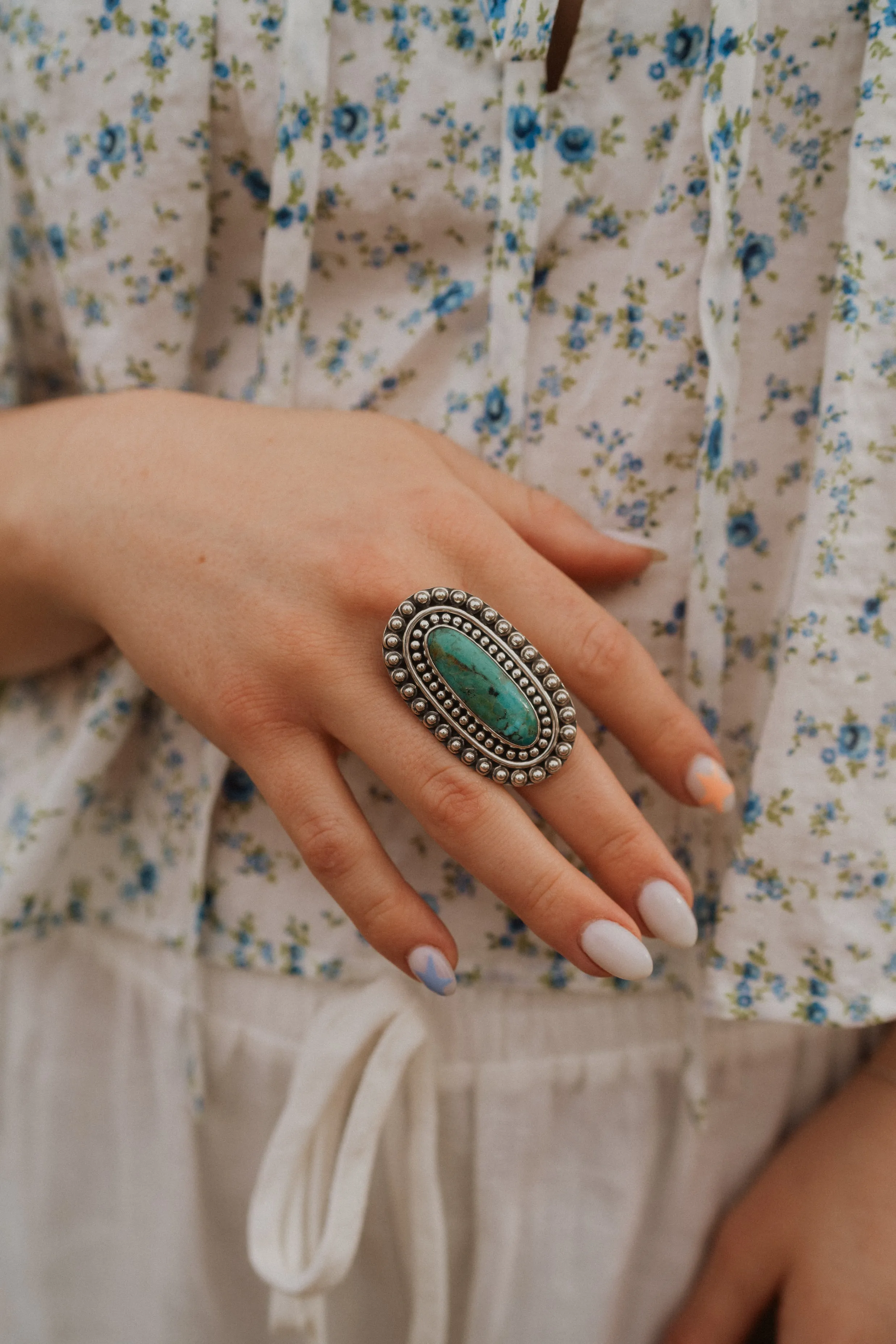 Dalton Ring | Turquoise sold by Goldie Lew product image thumbnail 3