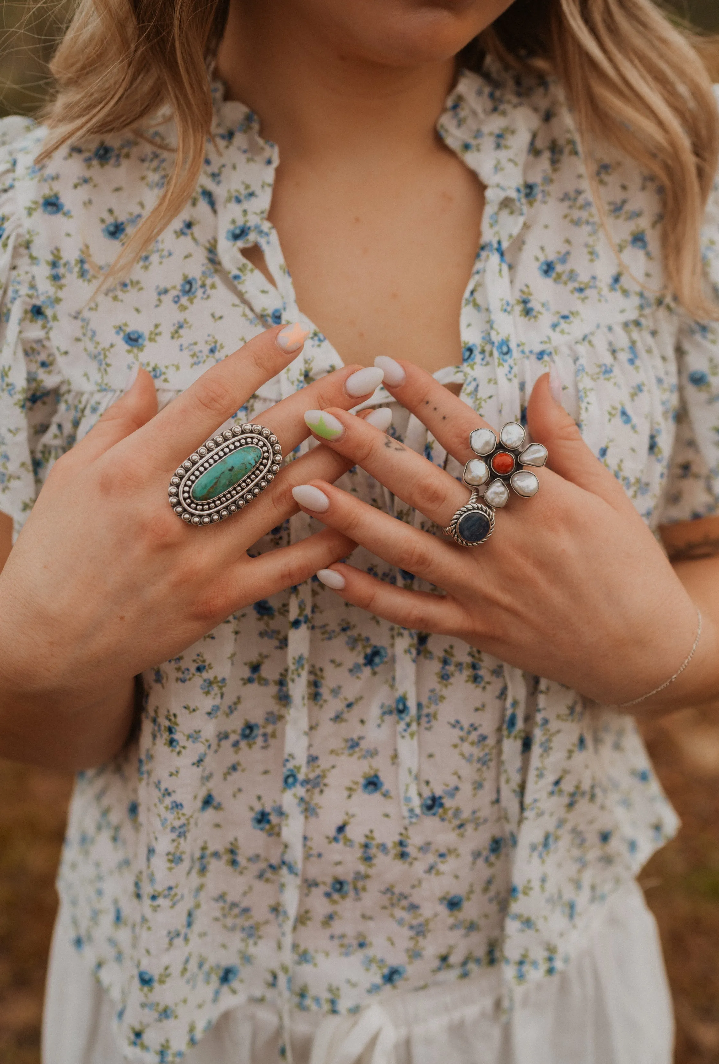 Dalton Ring | Turquoise sold by Goldie Lew product image thumbnail 4