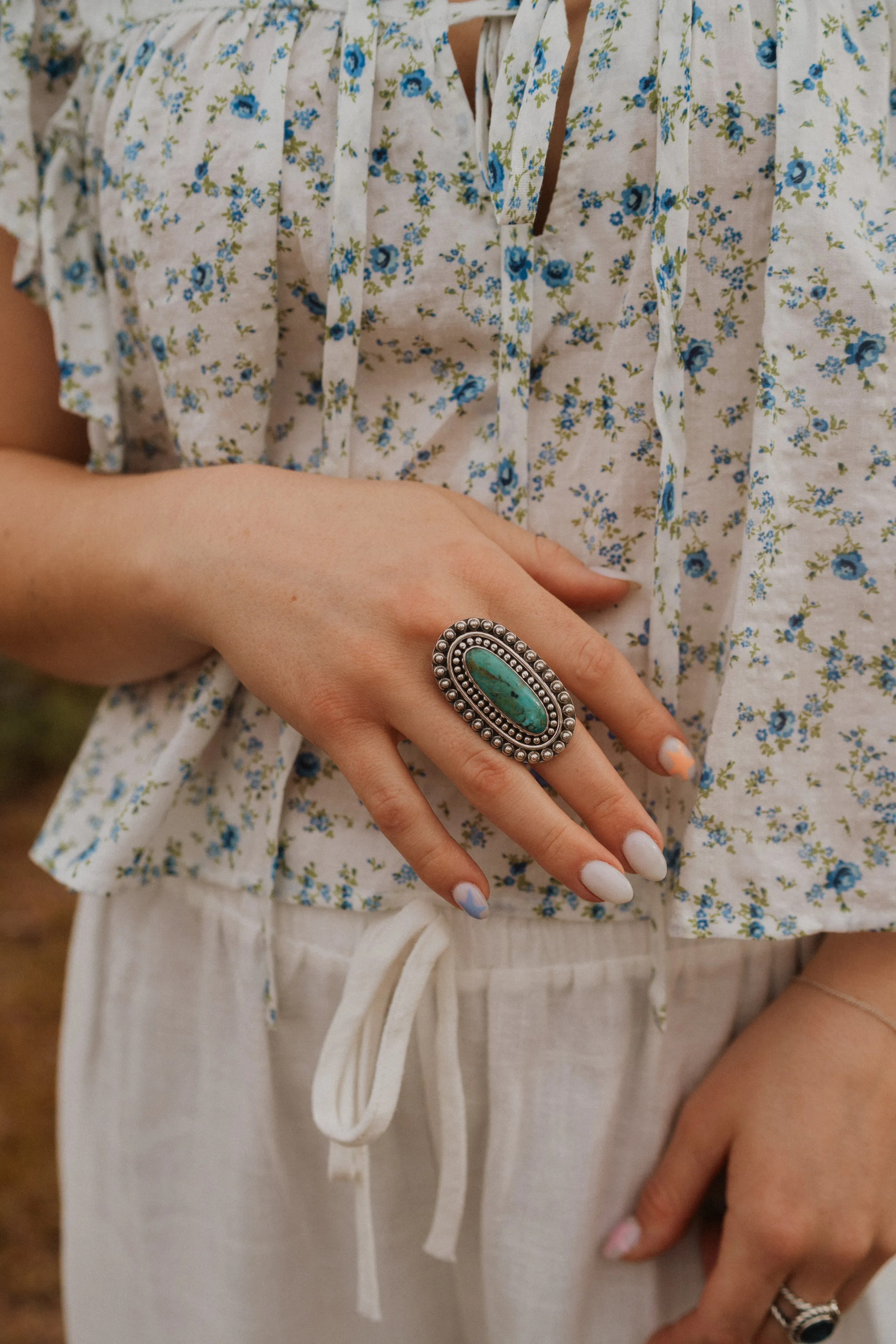 Dalton Ring | Turquoise sold by Goldie Lew product image thumbnail 2