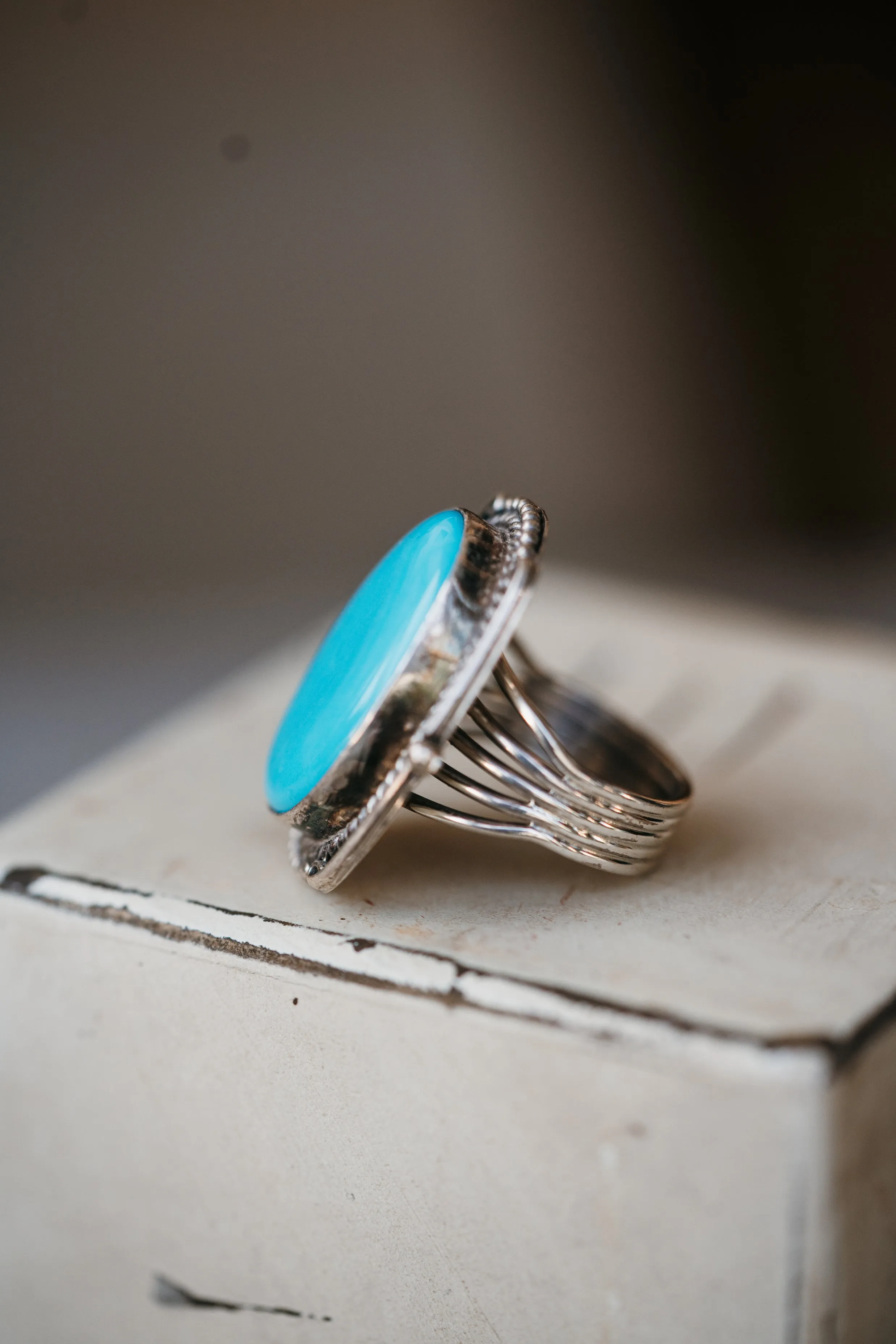Sydney Ring | Turquoise - FINAL SALE sold by Goldie Lew product image thumbnail 5