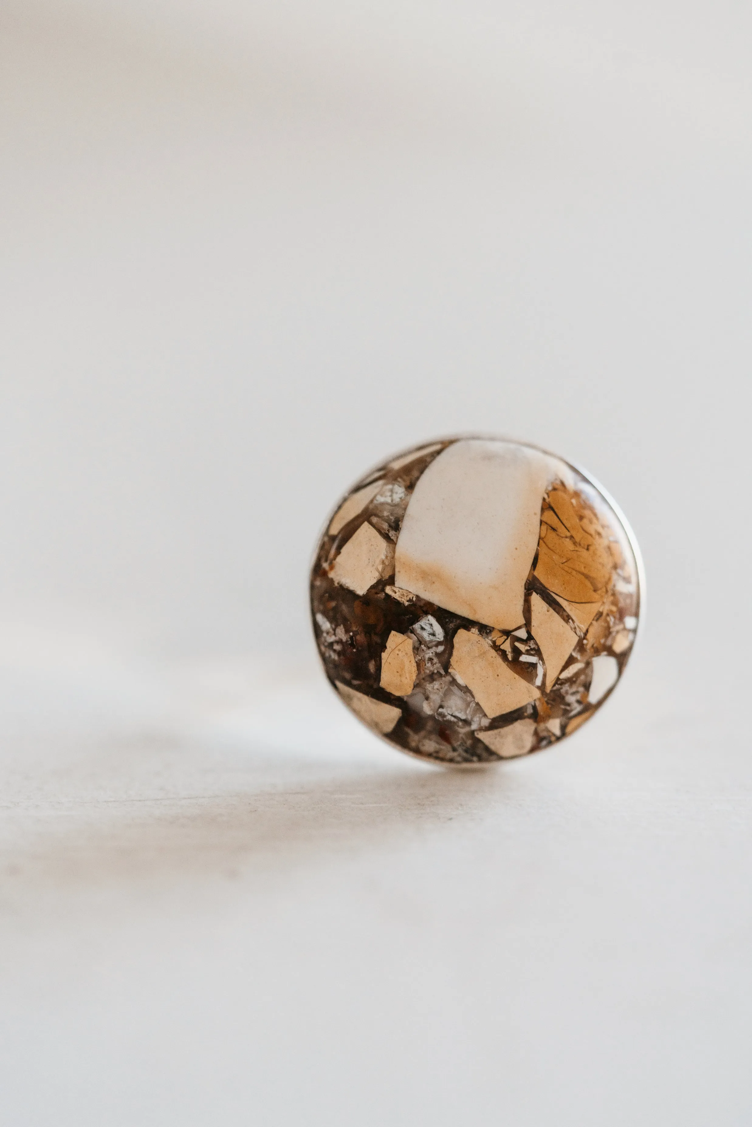 Genevieve Ring | Brecciated Mookaite sold by Goldie Lew product image thumbnail 4