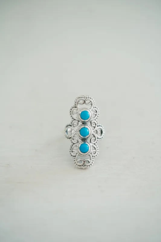 Tonya Ring | Turquoise sold by Goldie Lew