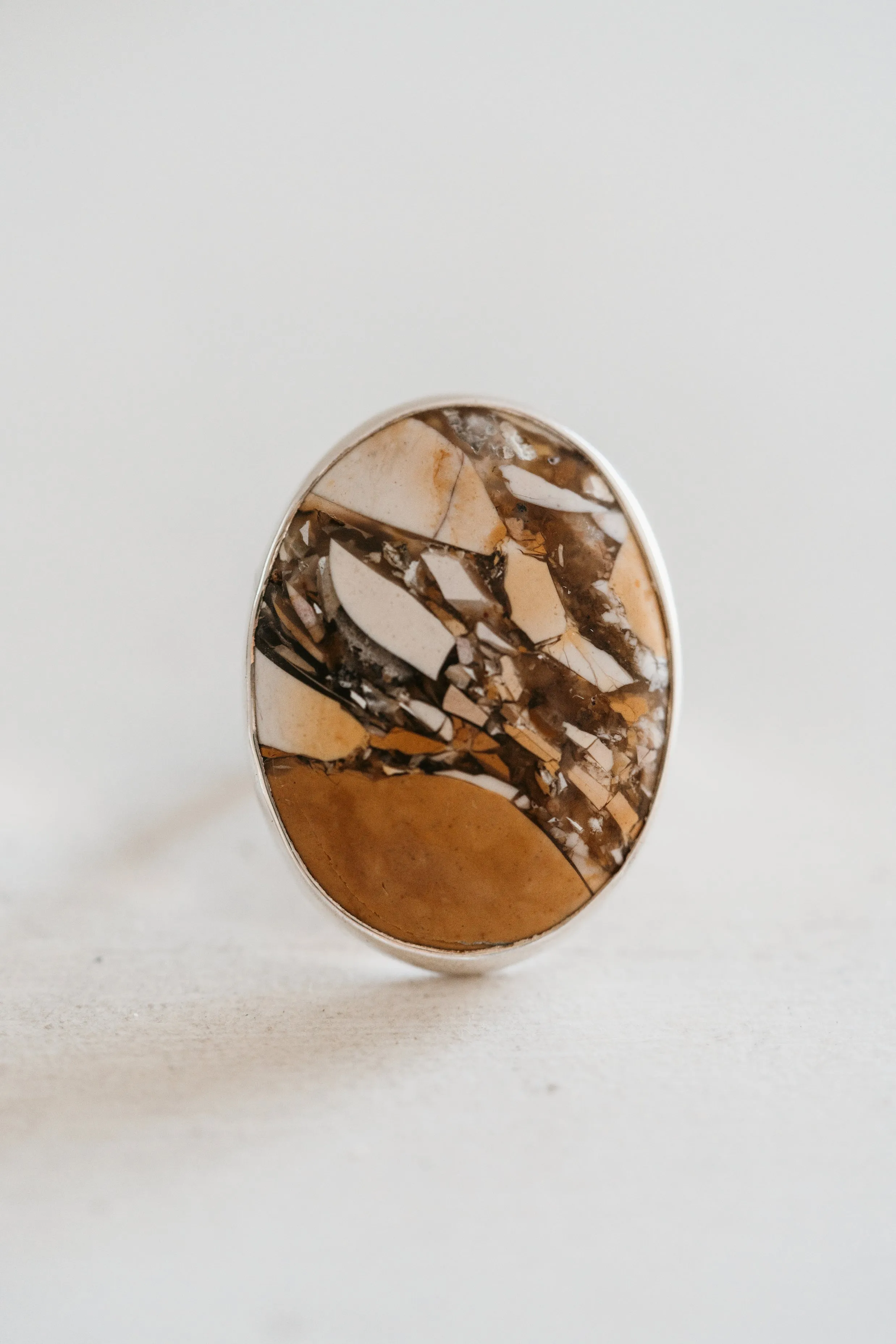 Genevieve Ring | Brecciated Mookaite sold by Goldie Lew product image thumbnail 5