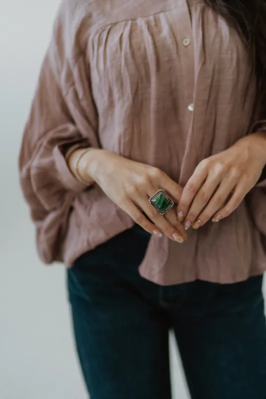 Kate Ring | Malachite sold by Goldie Lew