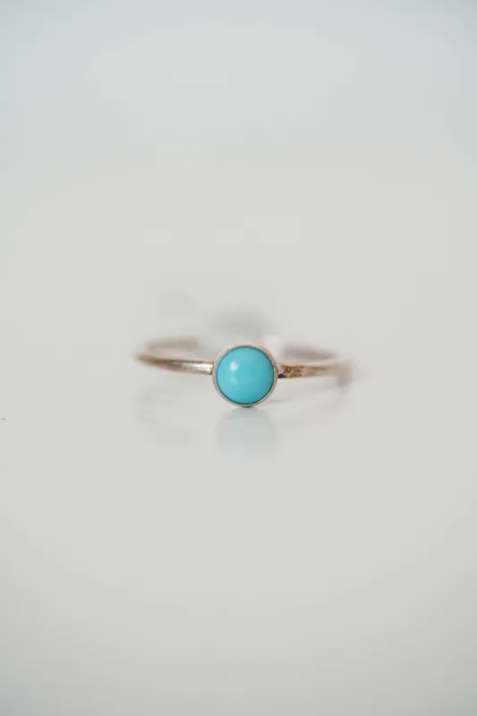 Collins Ring | 6 mm | Turquoise - FINAL SALE sold by Goldie Lew