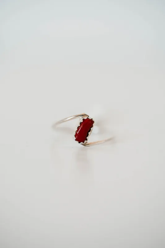 Rosie Ring | Coral | #2 sold by Goldie Lew