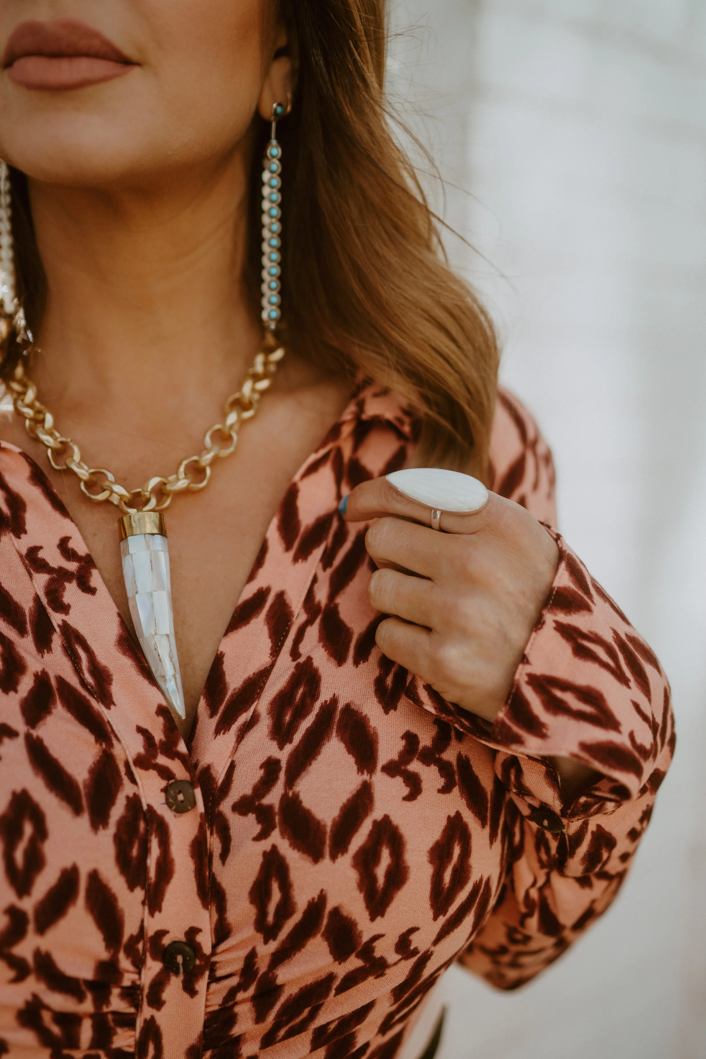 Gentry Ring | Scolecite sold by Goldie Lew product image thumbnail 2