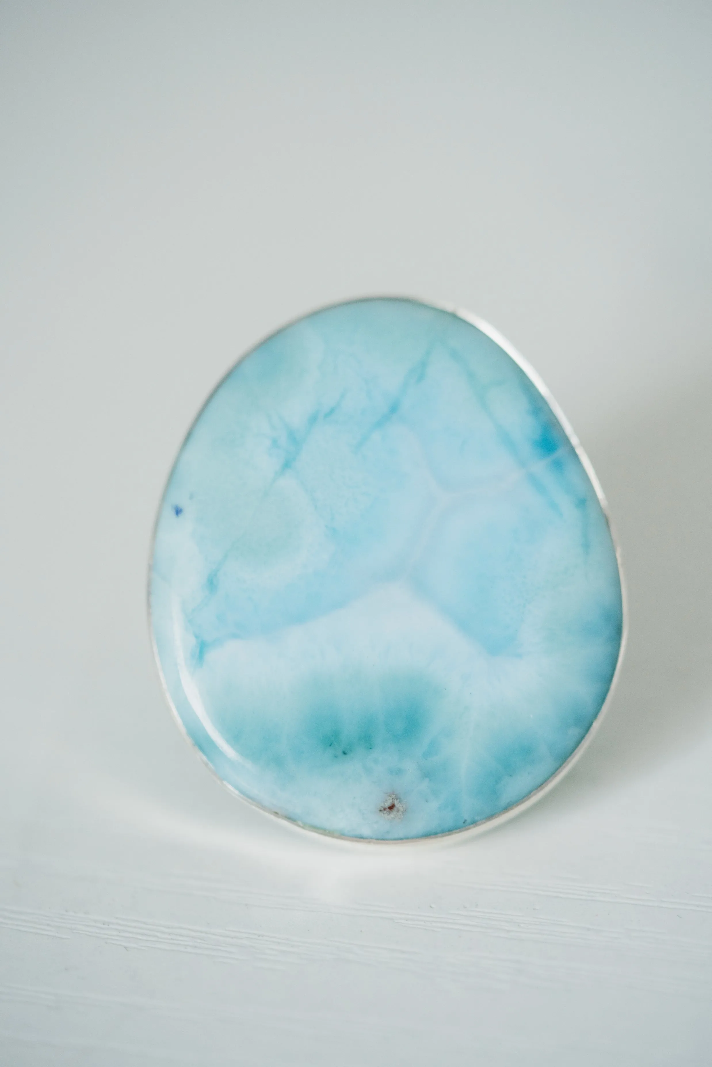Lesky Ring | Larimar sold by Goldie Lew product image thumbnail 3