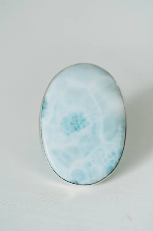Lesky Ring | Larimar sold by Goldie Lew
