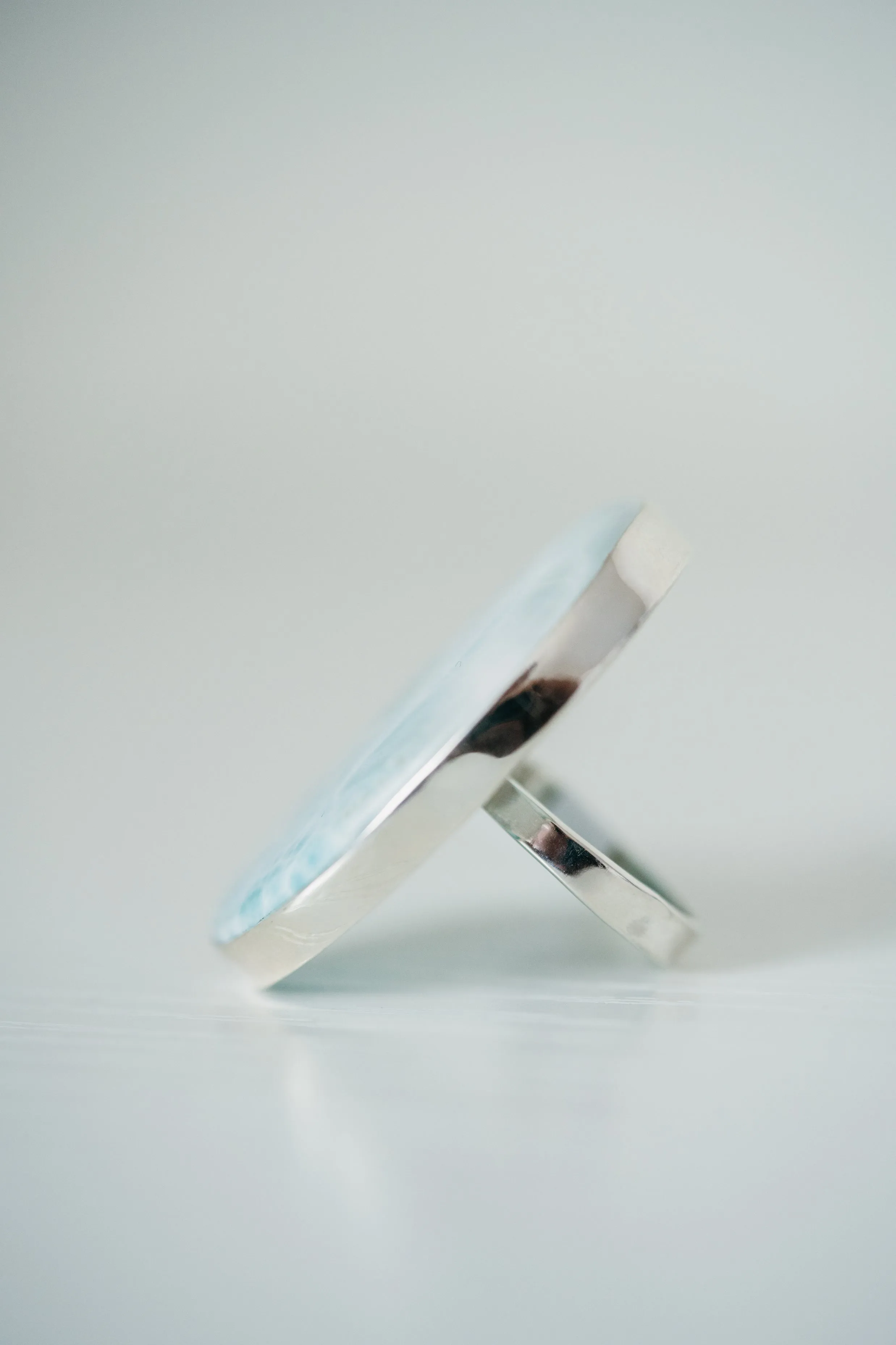 Lesky Ring | Larimar sold by Goldie Lew product image thumbnail 5