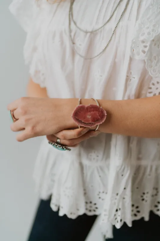 Suzanne Cuff | Rhodochrosite sold by Goldie Lew