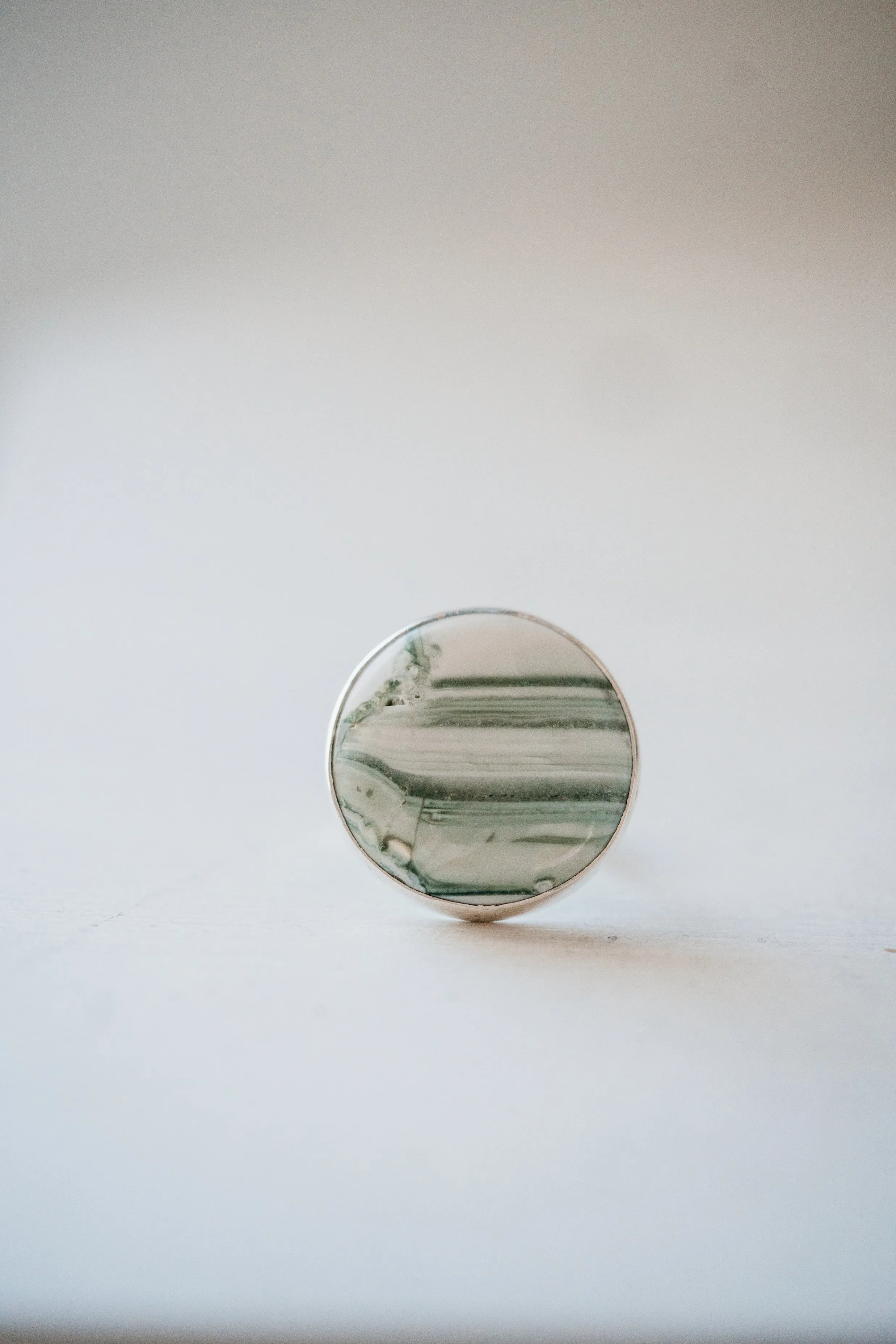 Carlie Ring | #1 | Green Opal sold by Goldie Lew