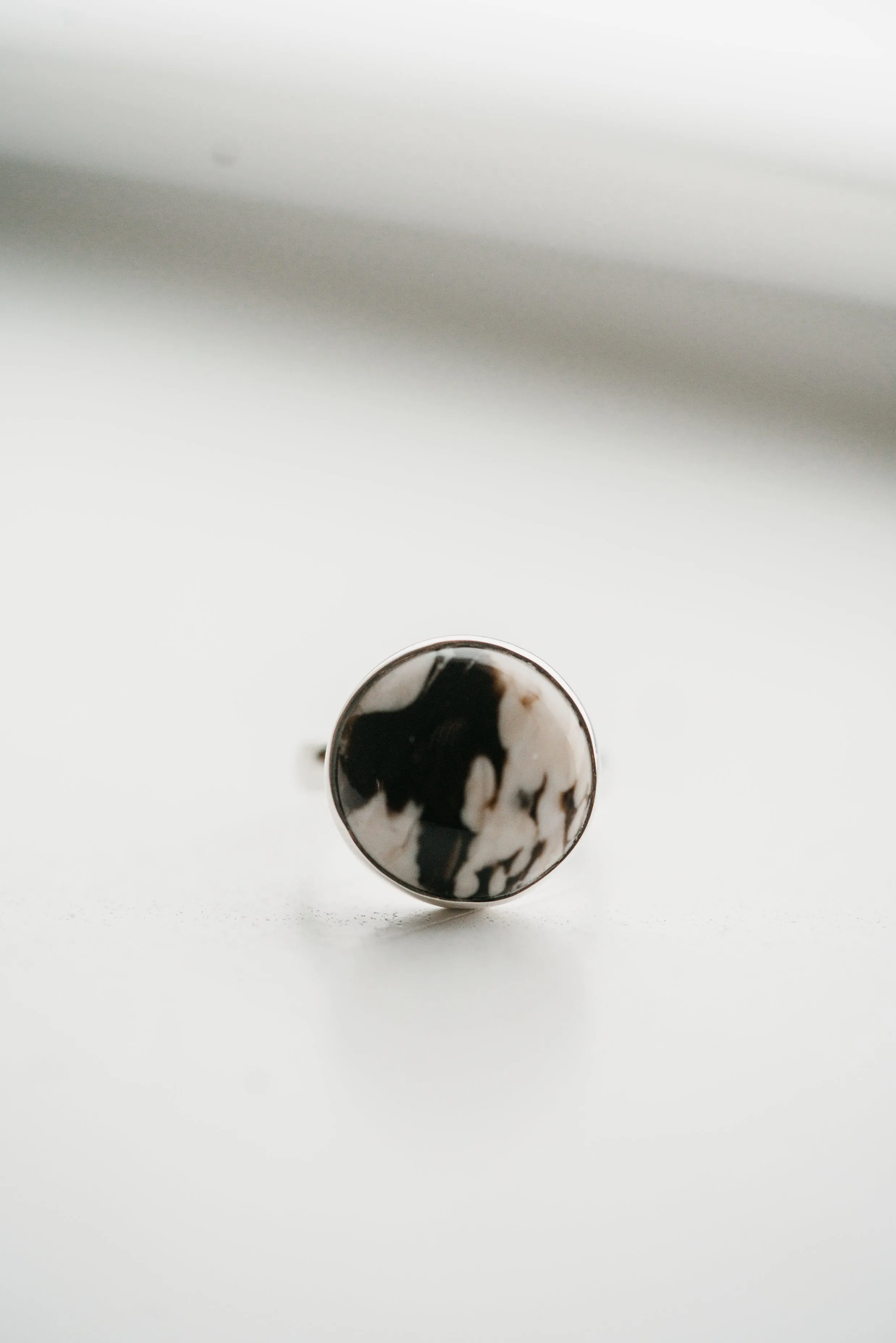 Brianna Ring | Circle | Peanutwood Jasper sold by Goldie Lew
