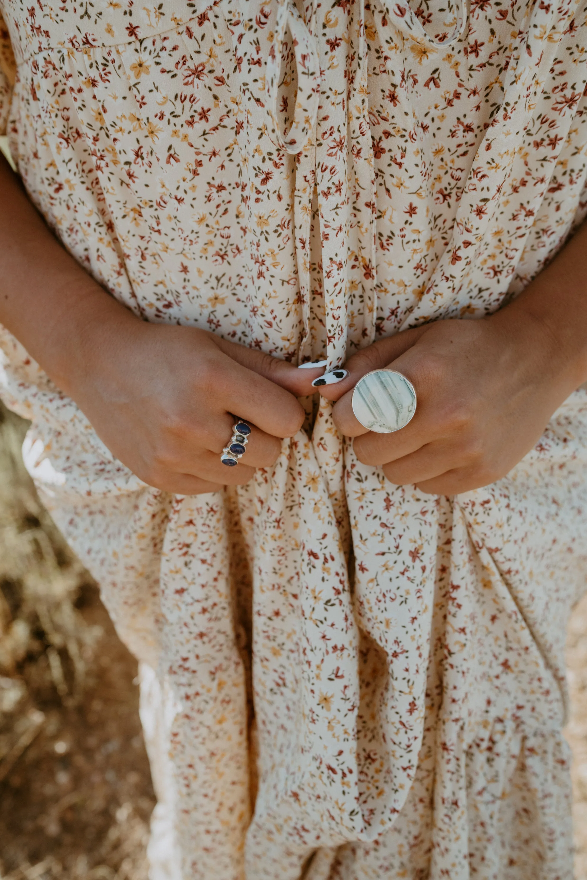 Carlie Ring | #1 | Green Opal sold by Goldie Lew product image thumbnail 2