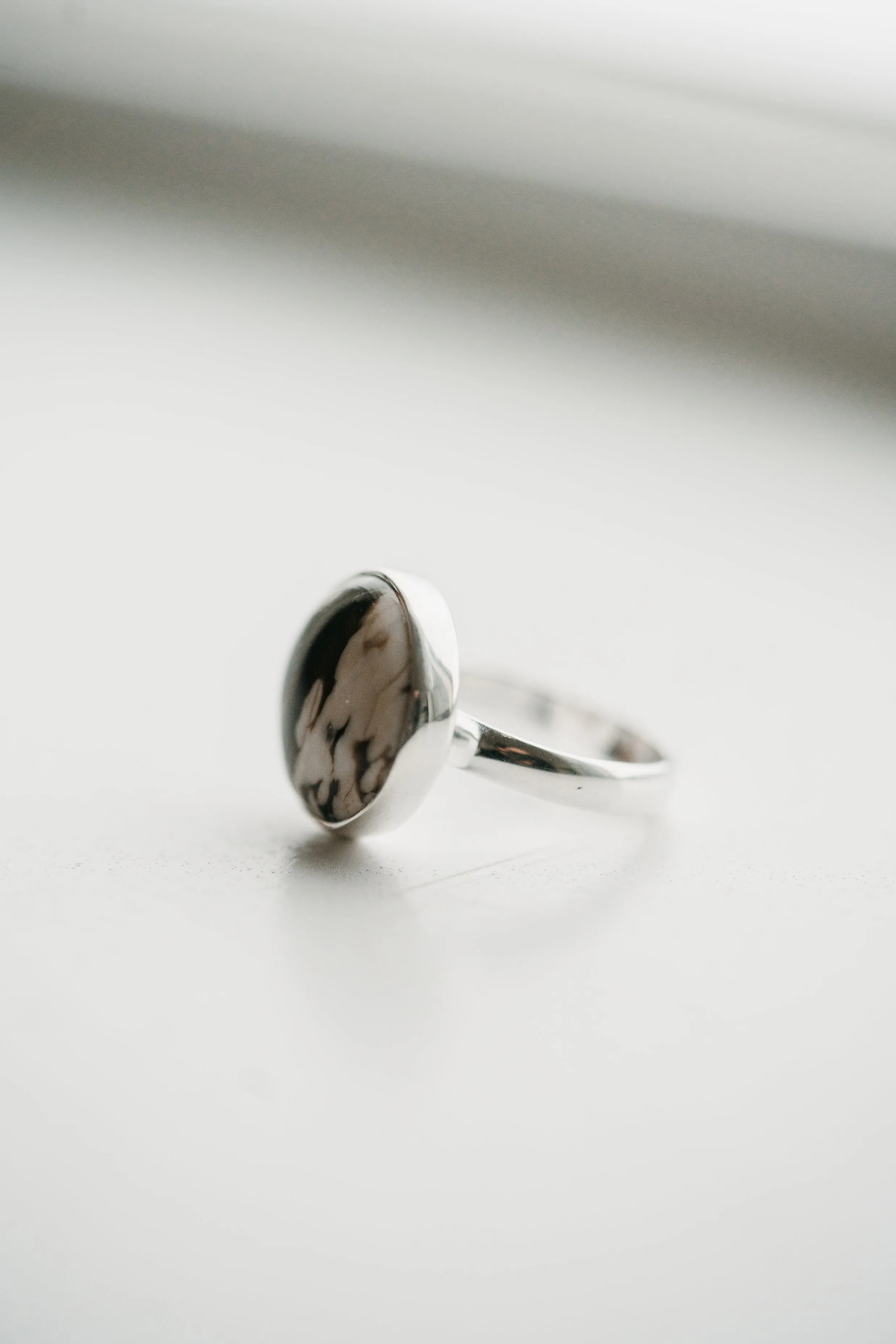 Brianna Ring | Circle | Peanutwood Jasper sold by Goldie Lew product image thumbnail 2
