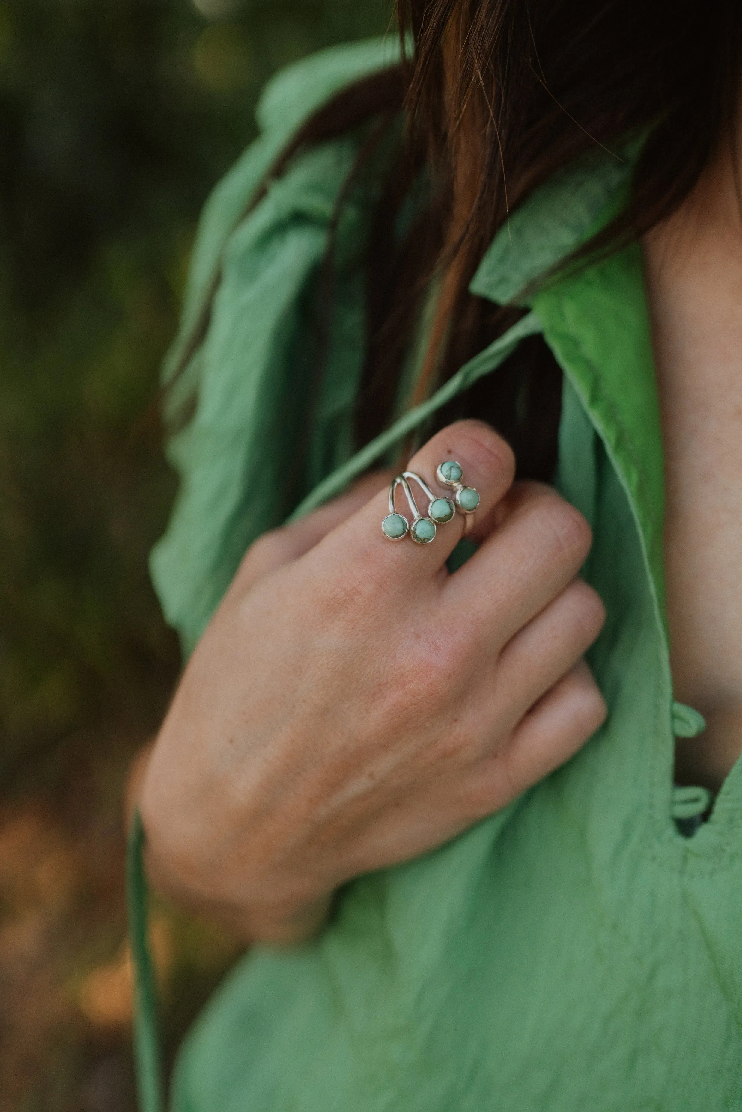 Rudy Ring | Turquoise sold by Goldie Lew product image thumbnail 2