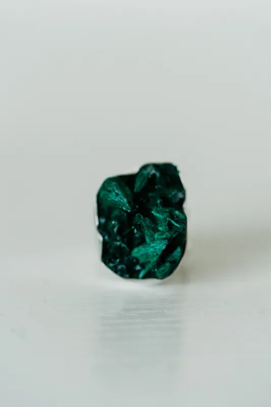 Otto Ring | Malachite Fiber sold by Goldie Lew