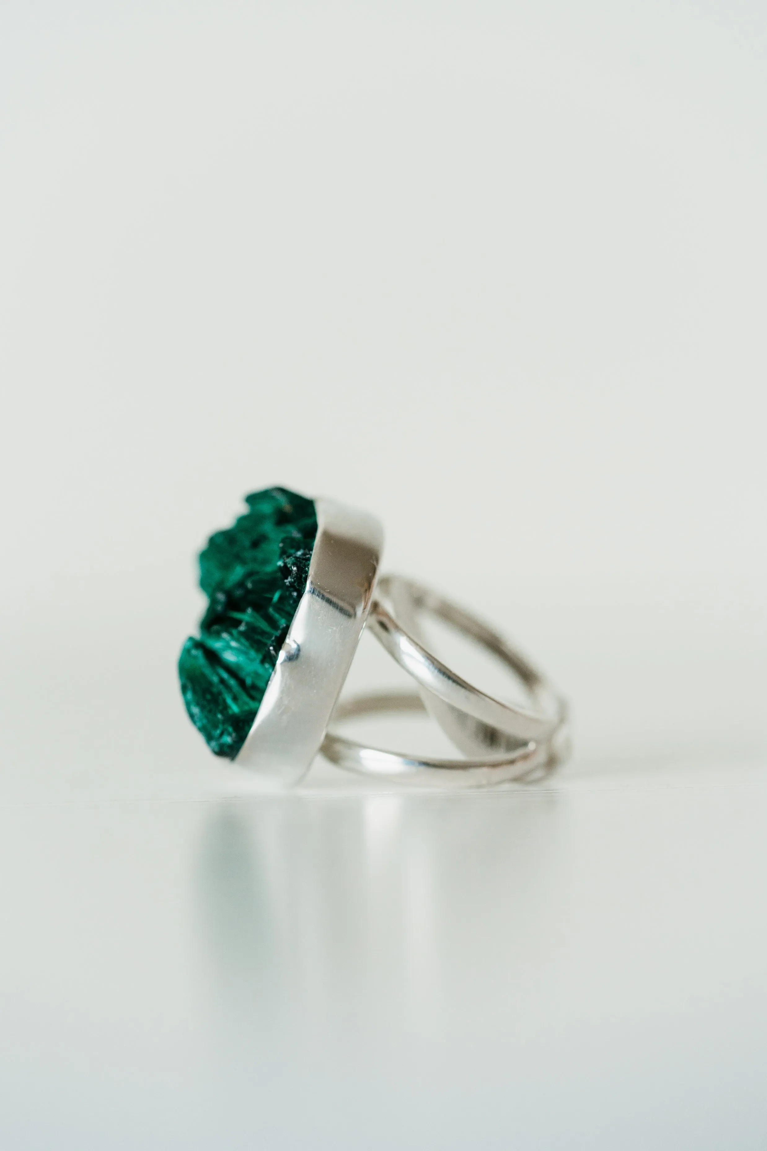 Otto Ring | Malachite Fiber sold by Goldie Lew product image thumbnail 4