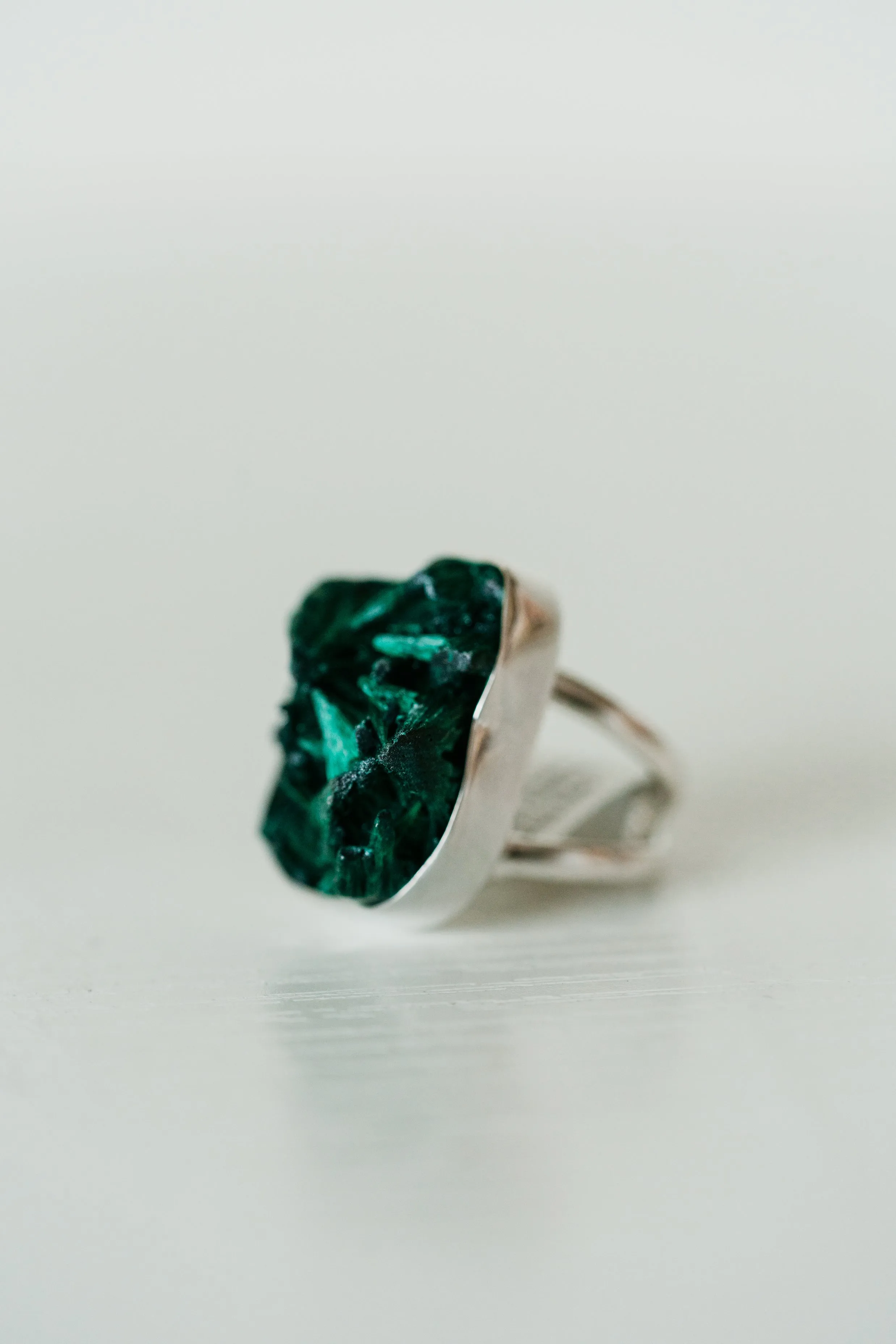 Otto Ring | Malachite Fiber sold by Goldie Lew product image thumbnail 3