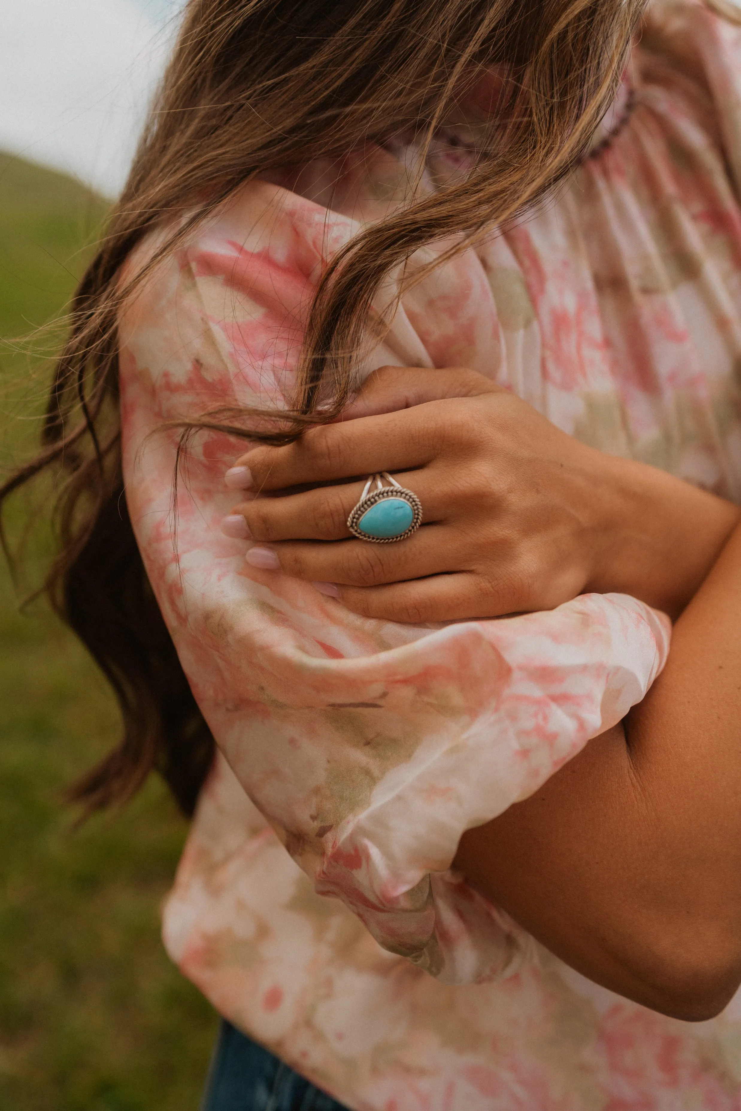 Paloma Ring | Turquoise sold by Goldie Lew