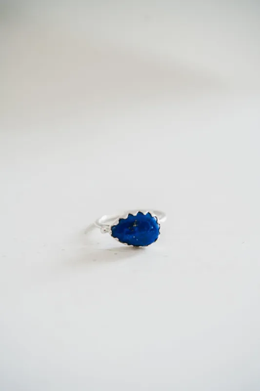 Quigley Ring | Blue Lapis sold by Goldie Lew