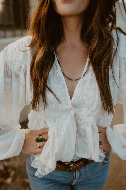 Myla Necklace | Oxidized Beads sold by Goldie Lew